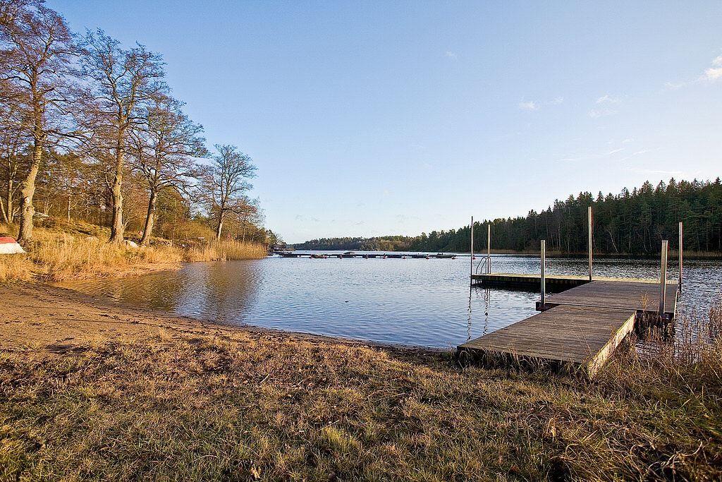 Sandstrand med bad