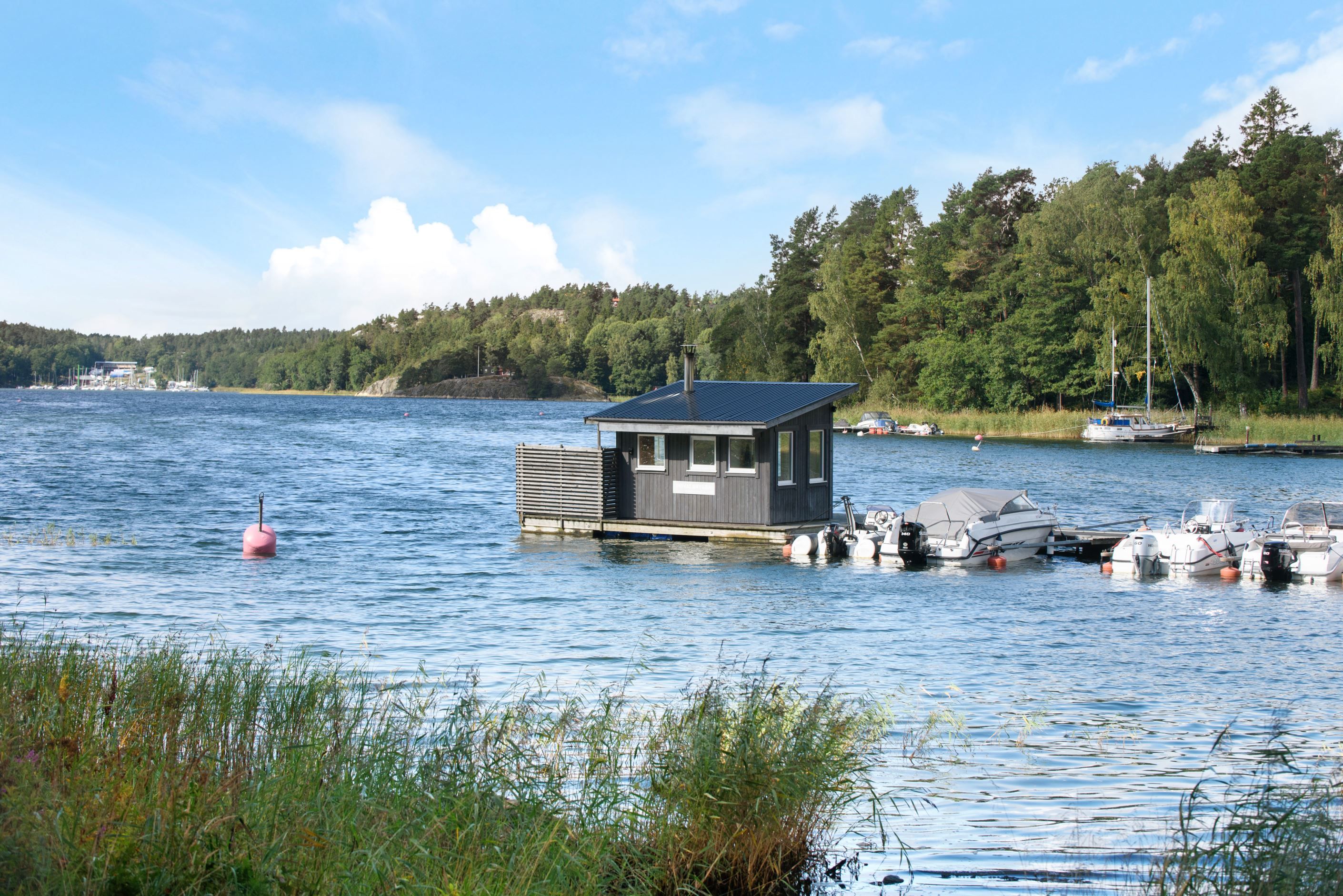 Båtklubb med bastu