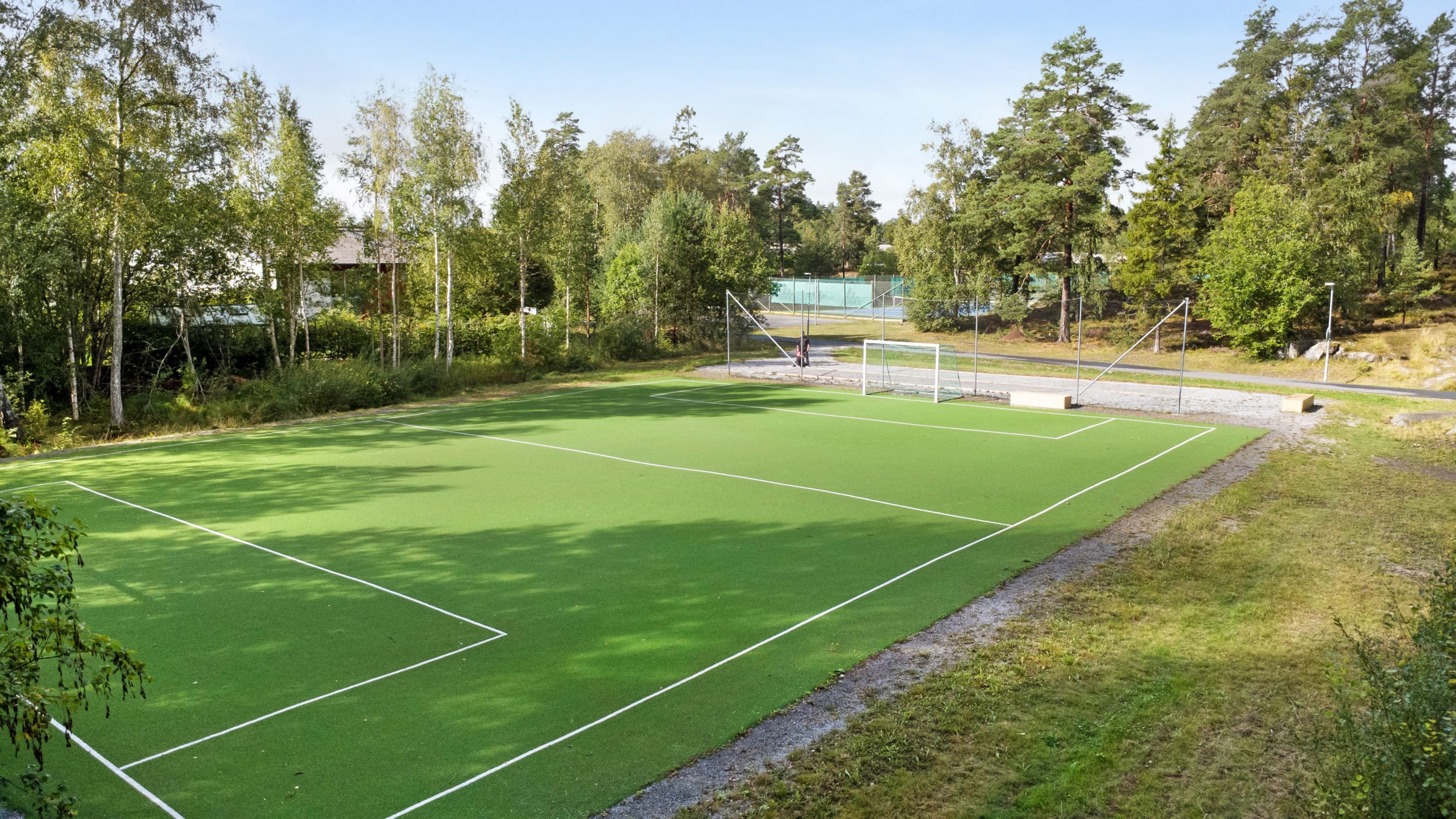 Områdets fotbollsplan