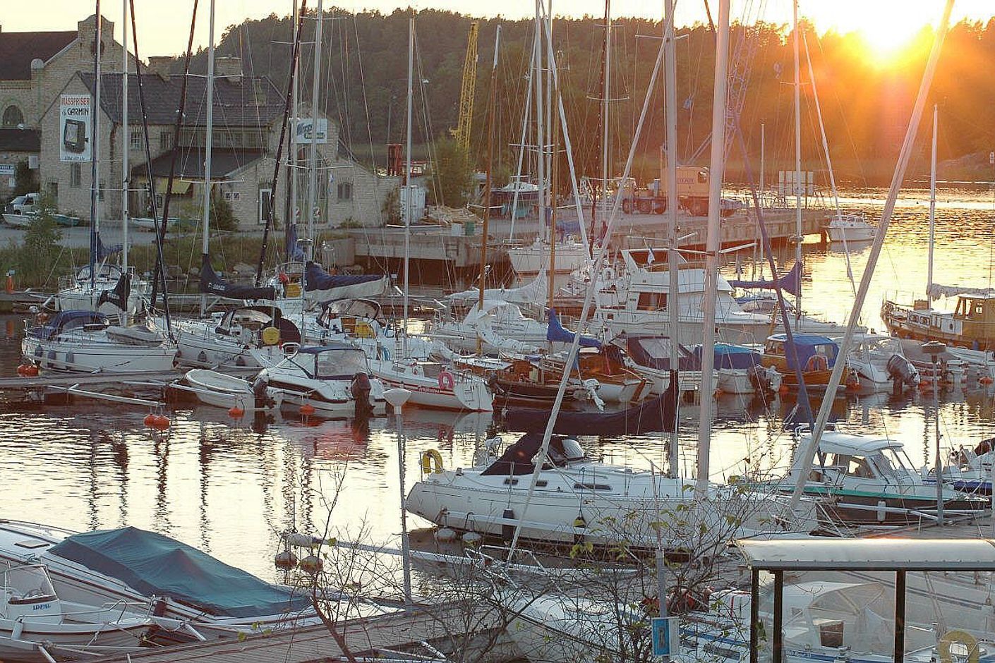 Gustavsbergs vackra hamn
