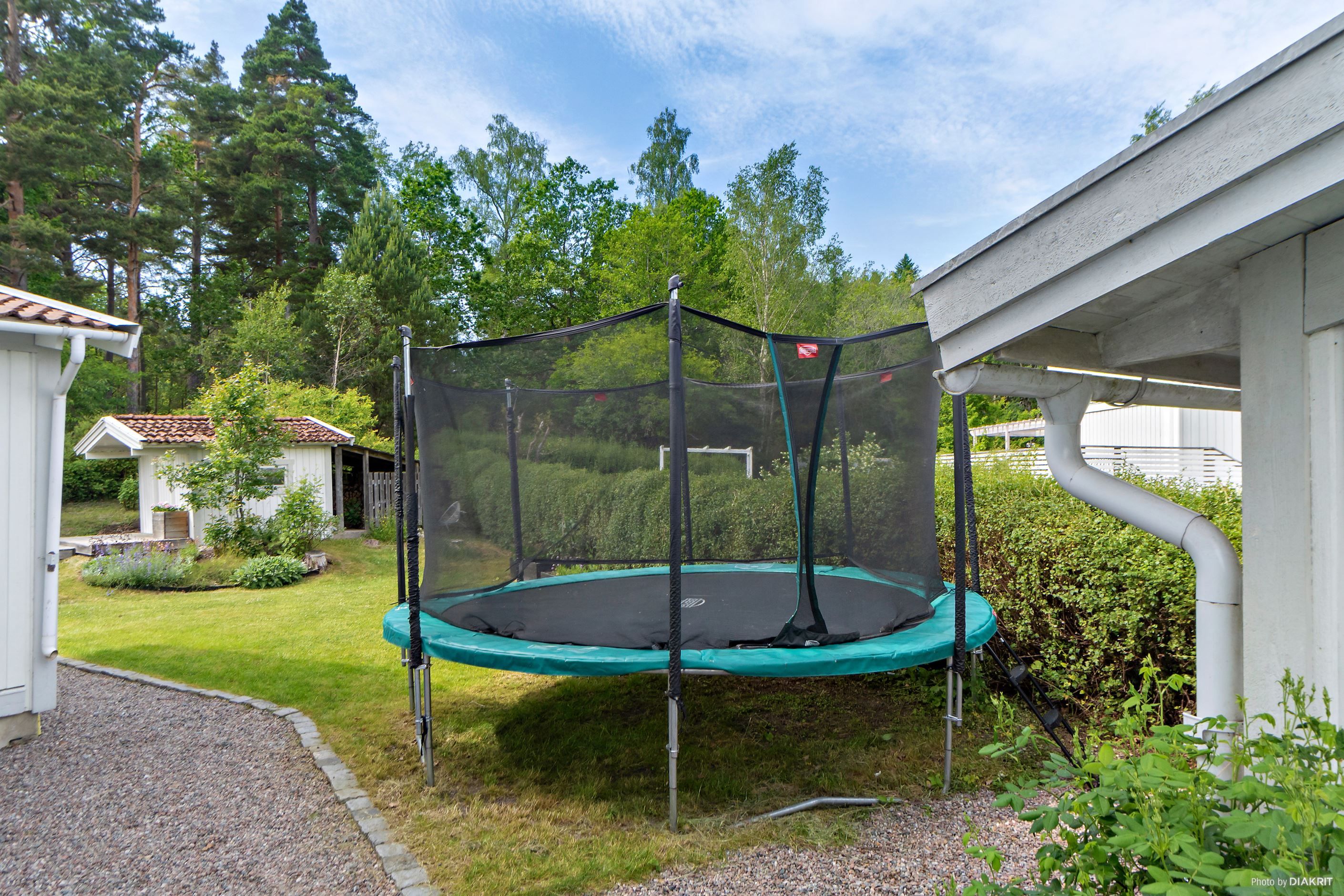 Plats för studsmatta