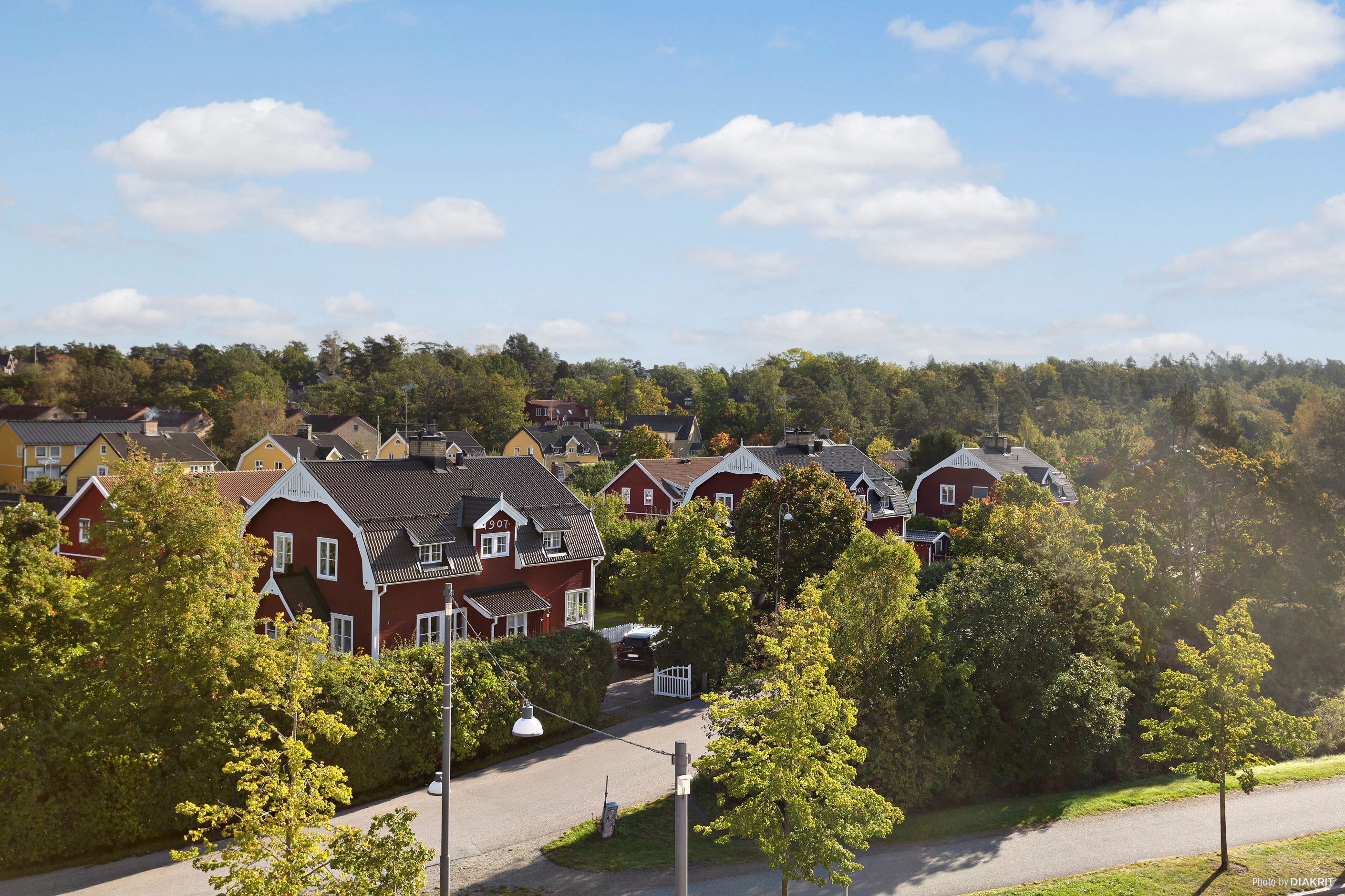 Vacker vy från lägenheten