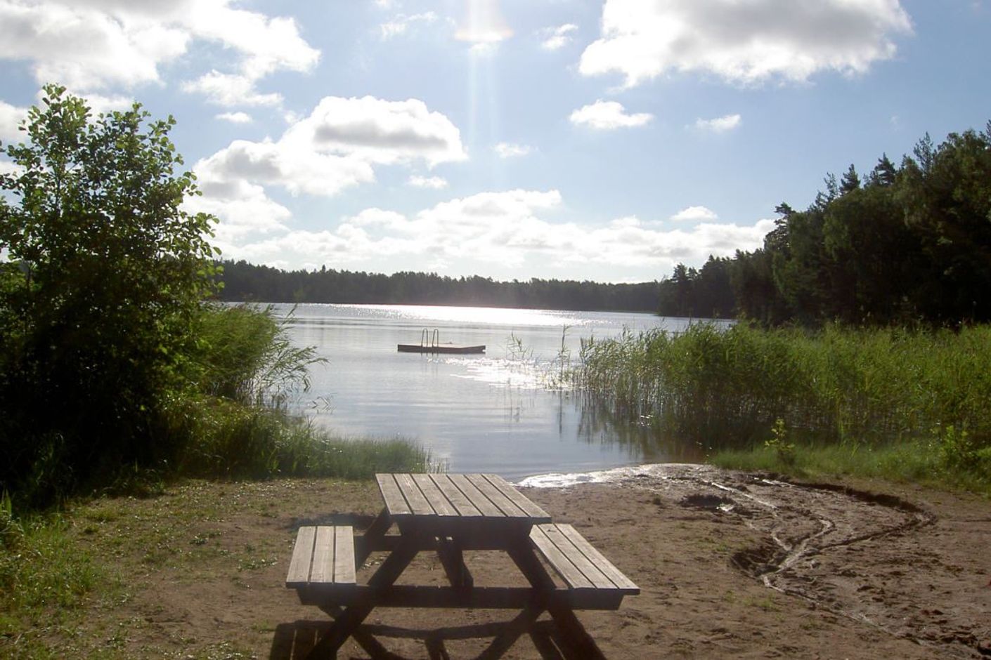 Badplats Återvallsträsket