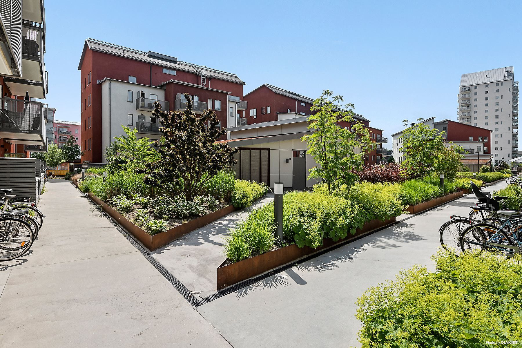 Brf Domino/Sailors vackra innergård