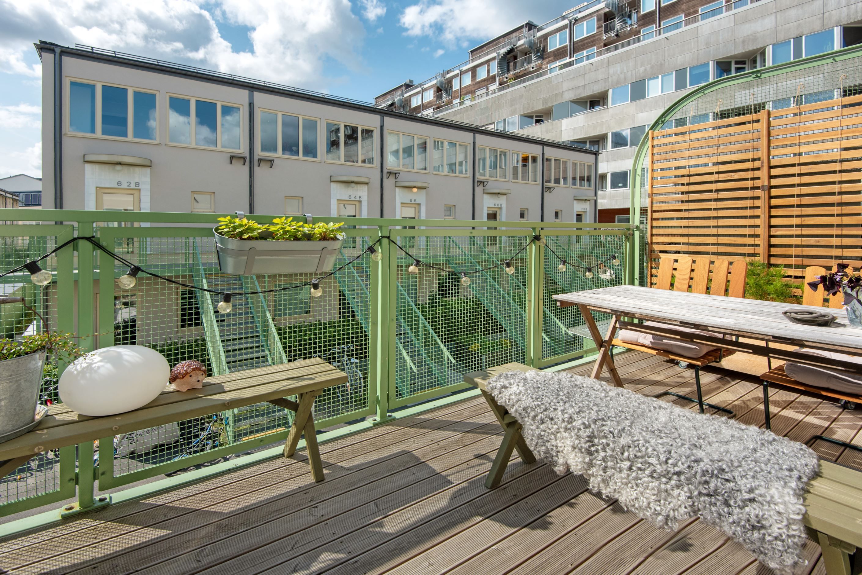 Balkong i västläge!