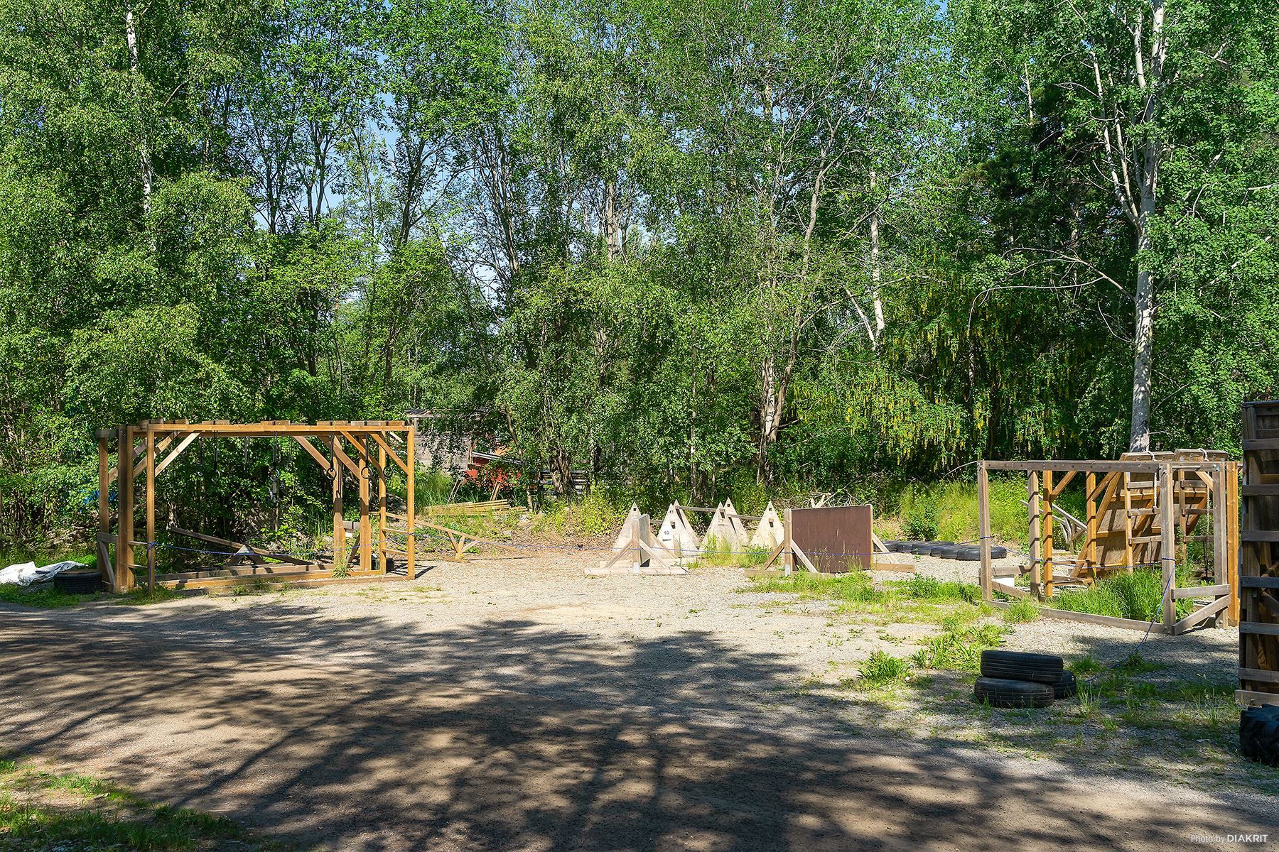 Hinderbana vid Näverängsvägen