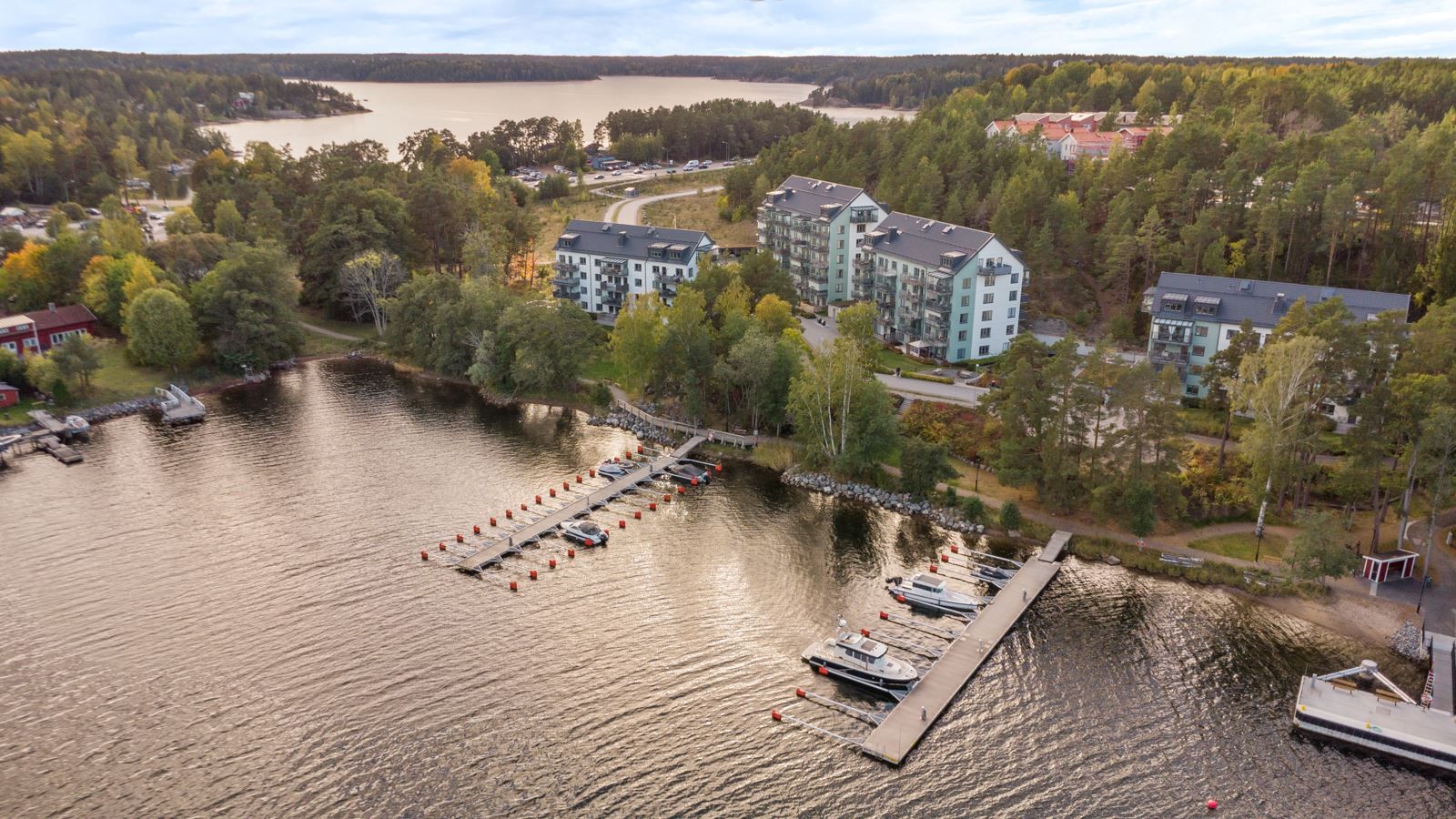 Brf Mörtviken från ovan