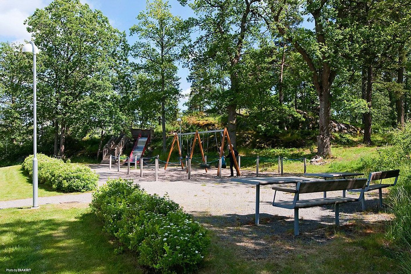 Områdets gemensamma lekplats