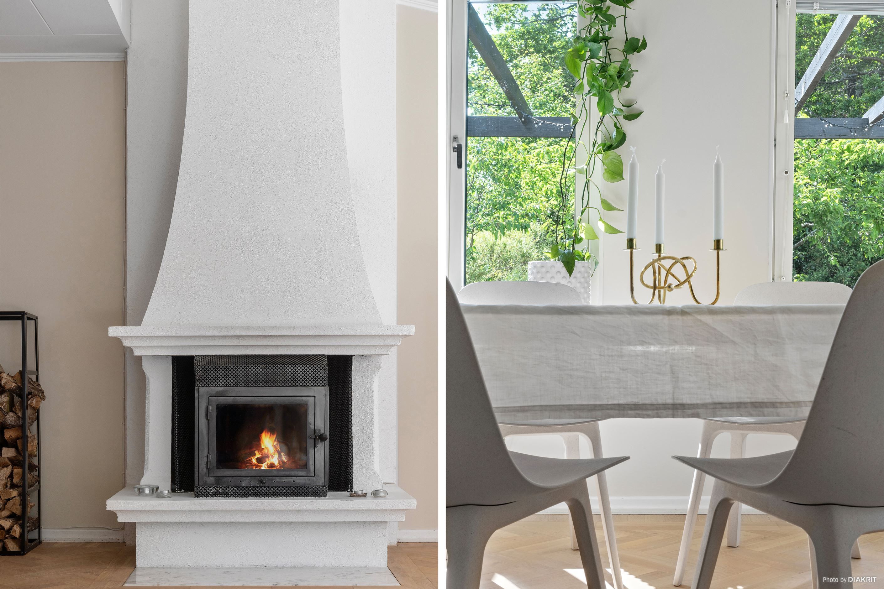 Öppen spis / matsalsdel