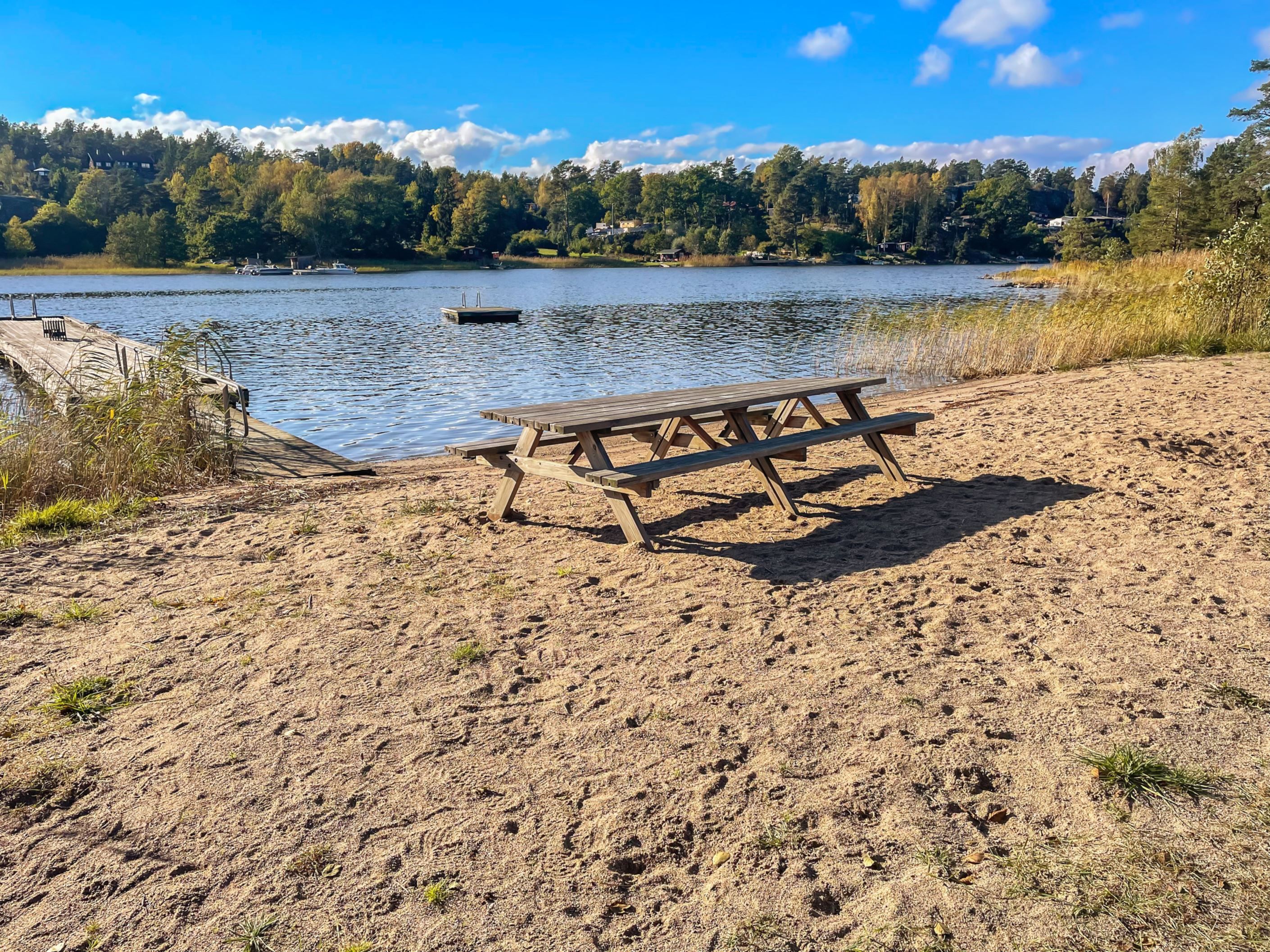 Badplats i Säbyviken