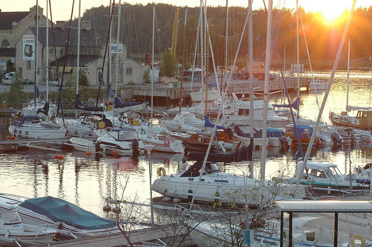Gustavsbergs vackra hamn