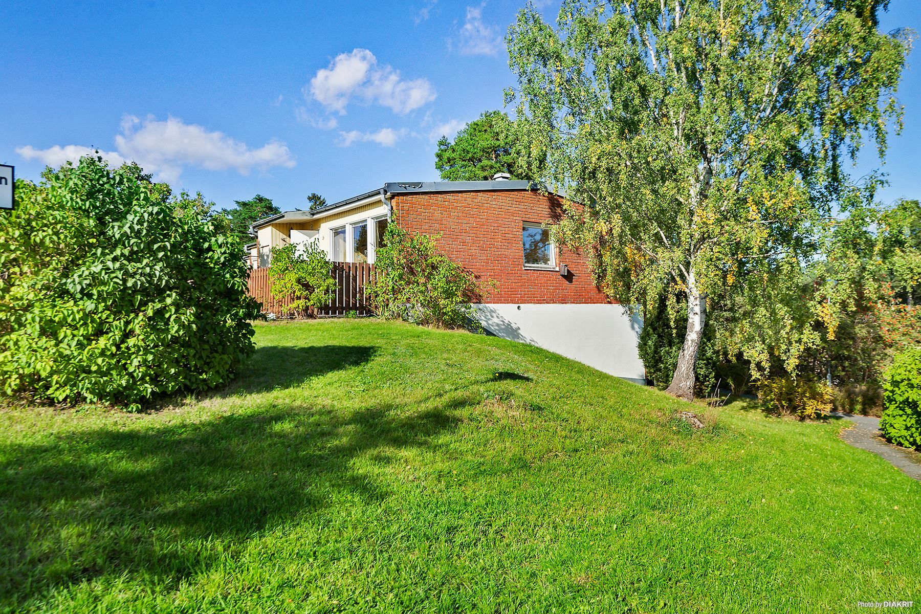 En av föreningens största tomter (skötselområde)