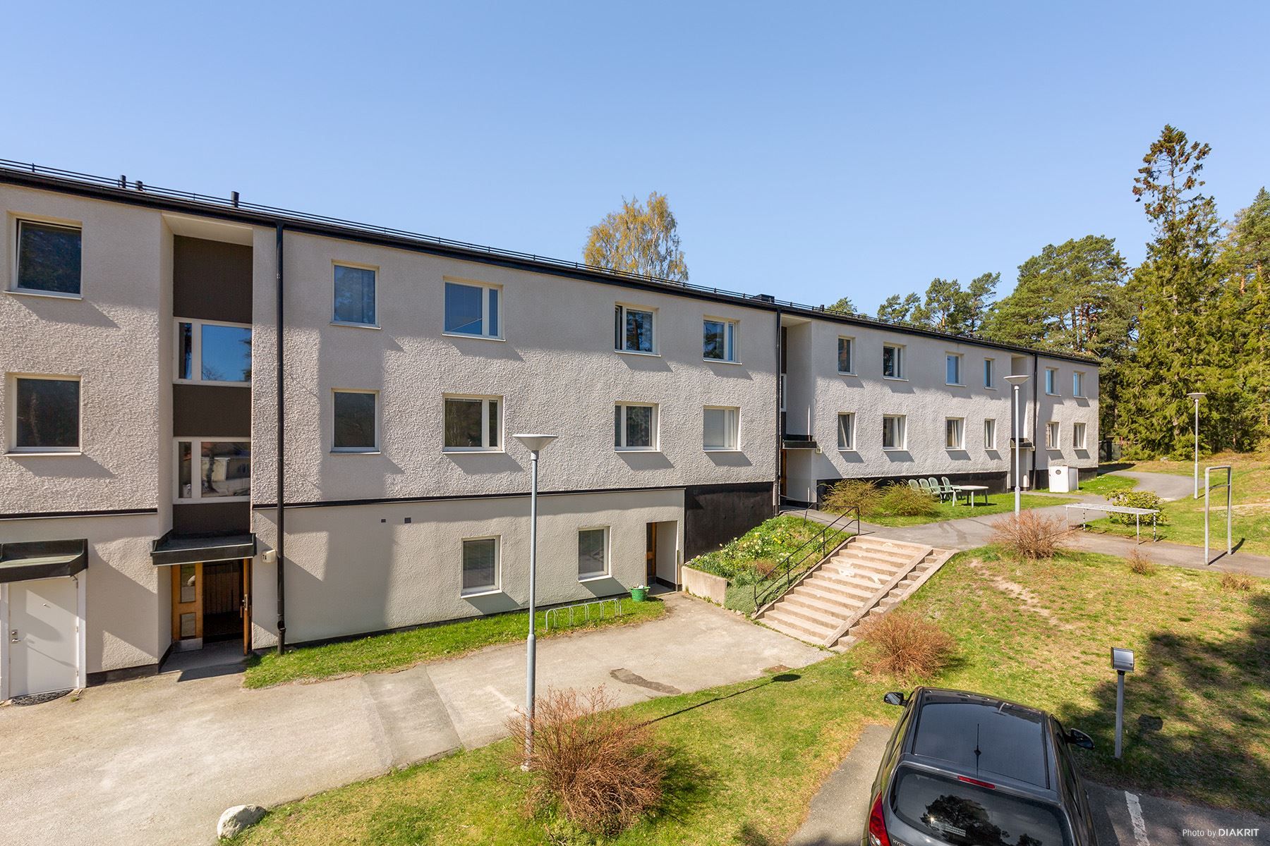 Viks skolväg 7A - fasaden