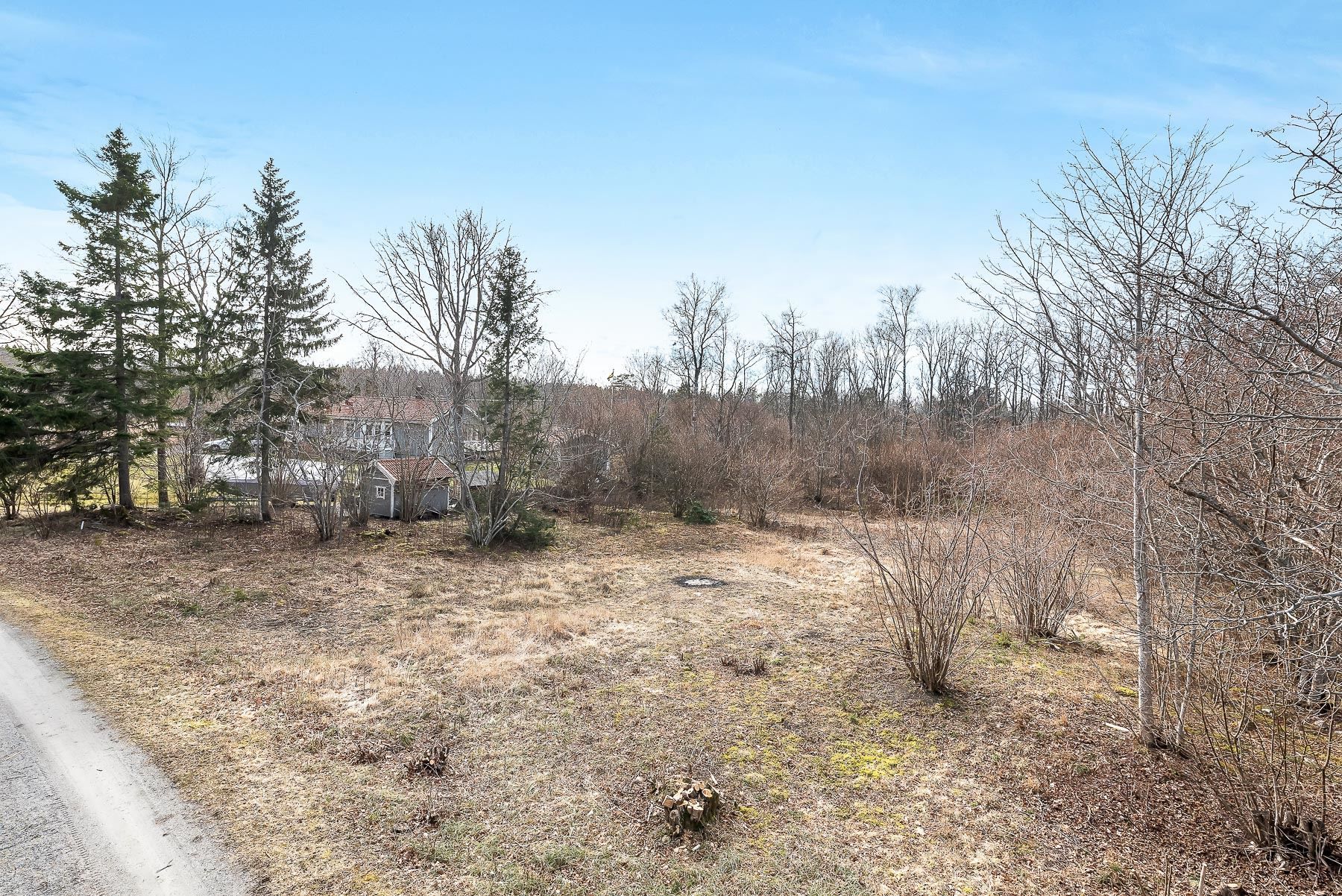 Tomten sett från marken