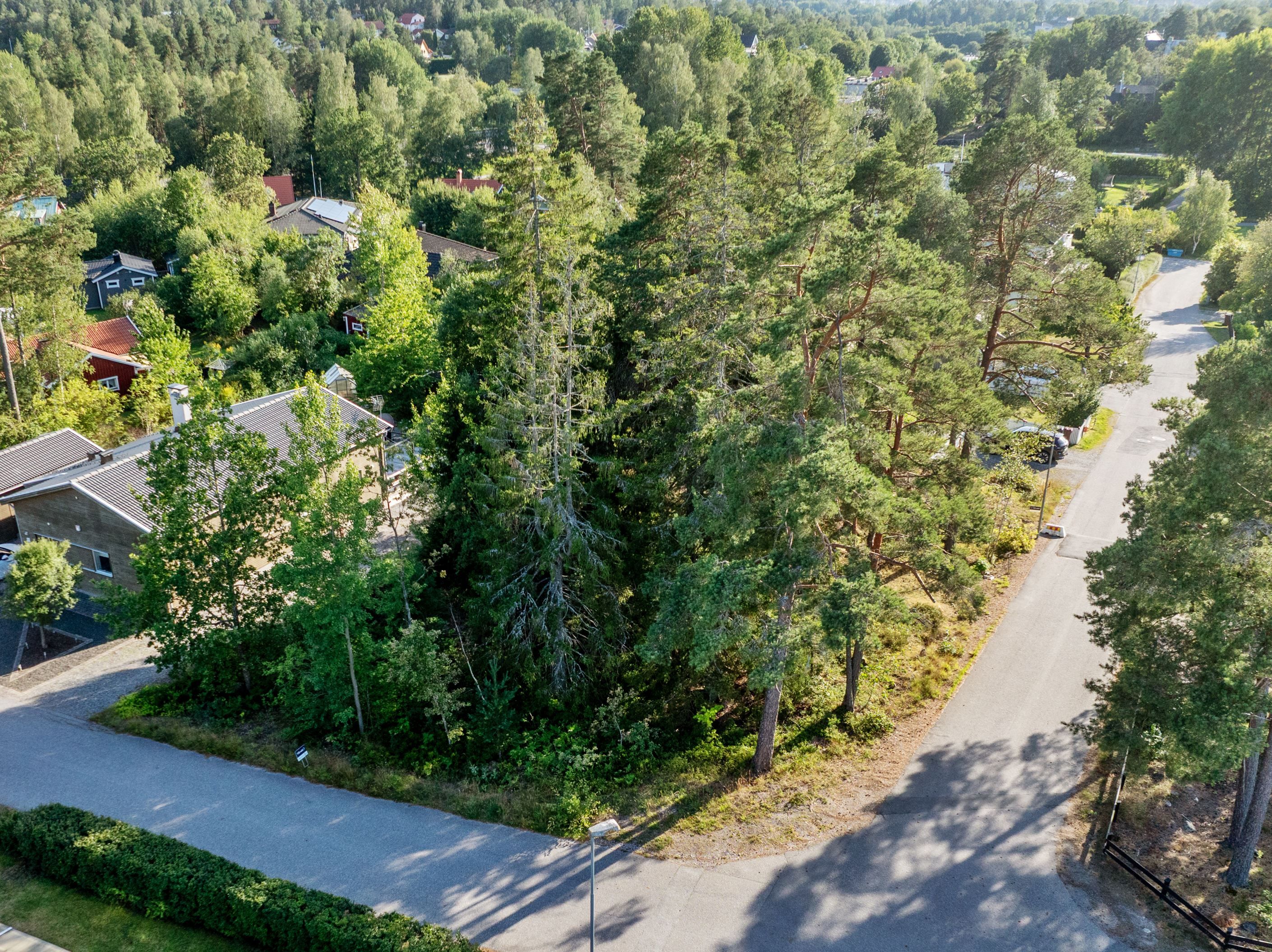 Möjlighet till infart från Ekoxevägen och Fjärilsvägen
