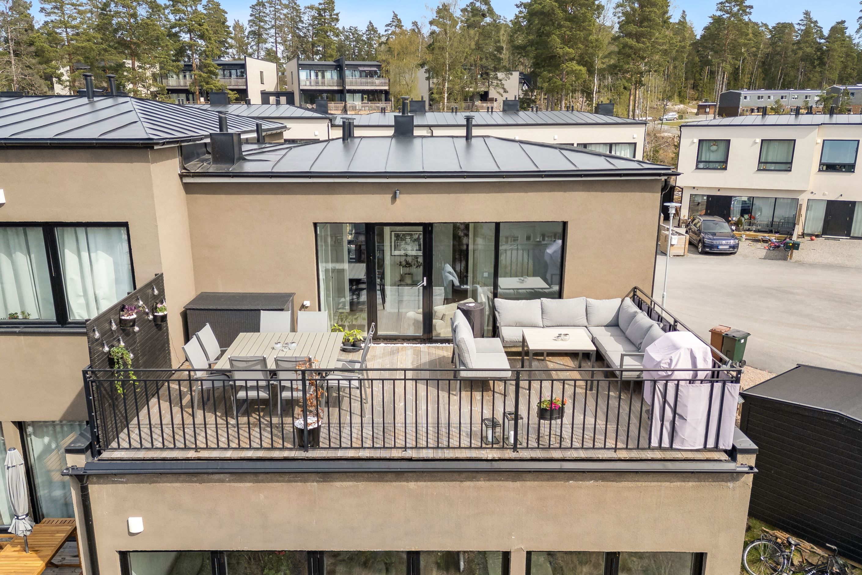 Härlig takterrassen