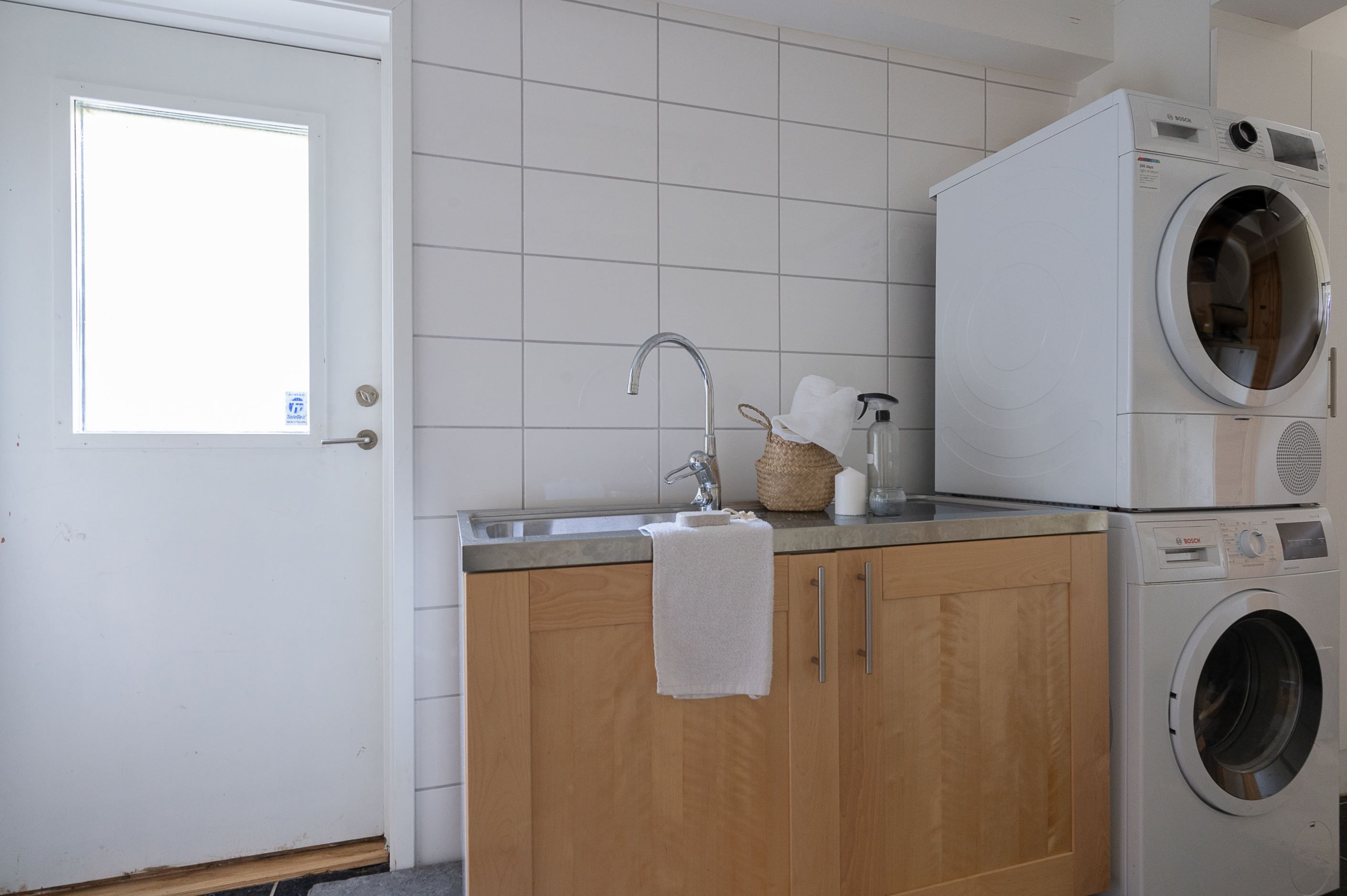 Tvättstuga med groventré