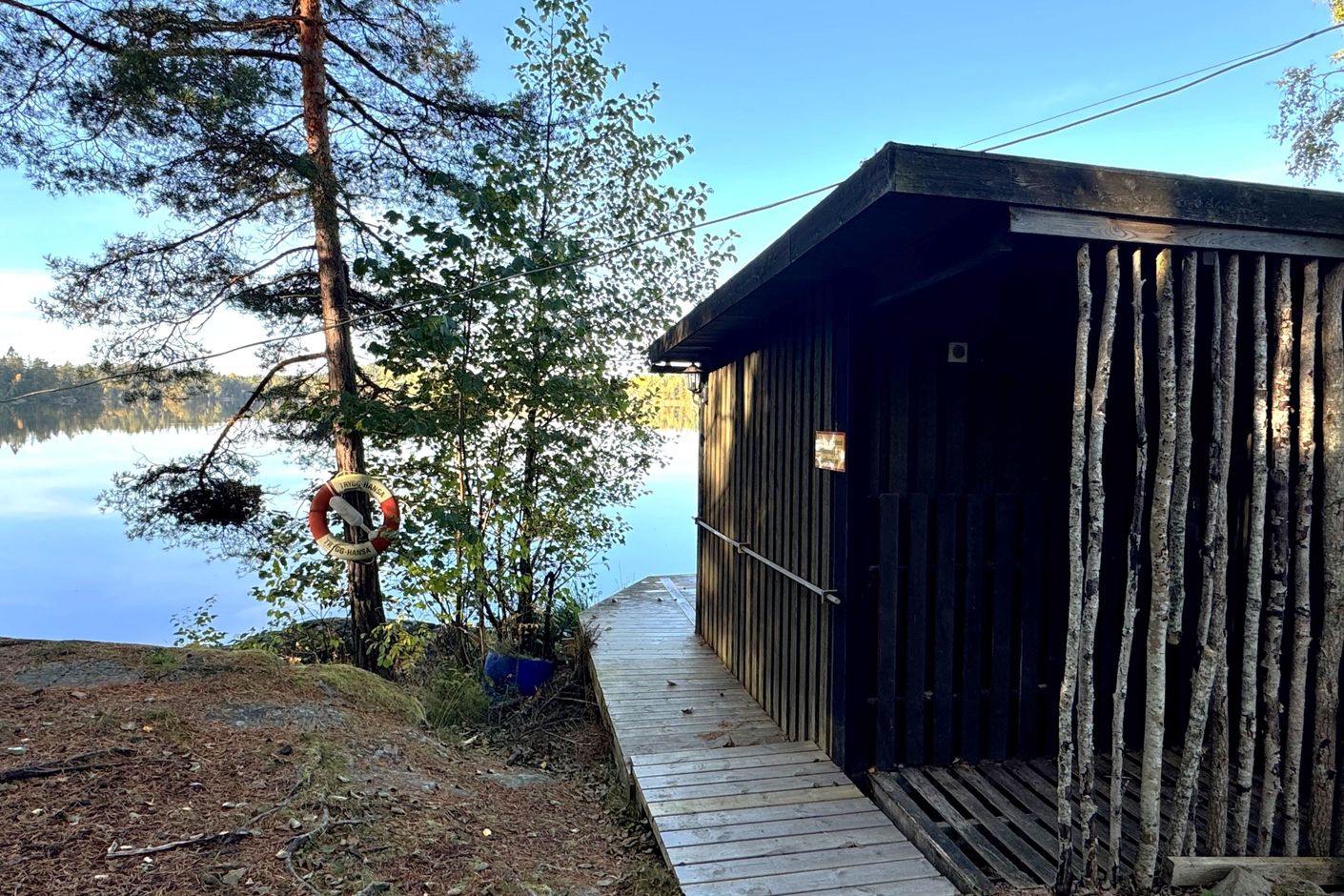 Tillgång till vedeldad bastu - badrocksavstånd
