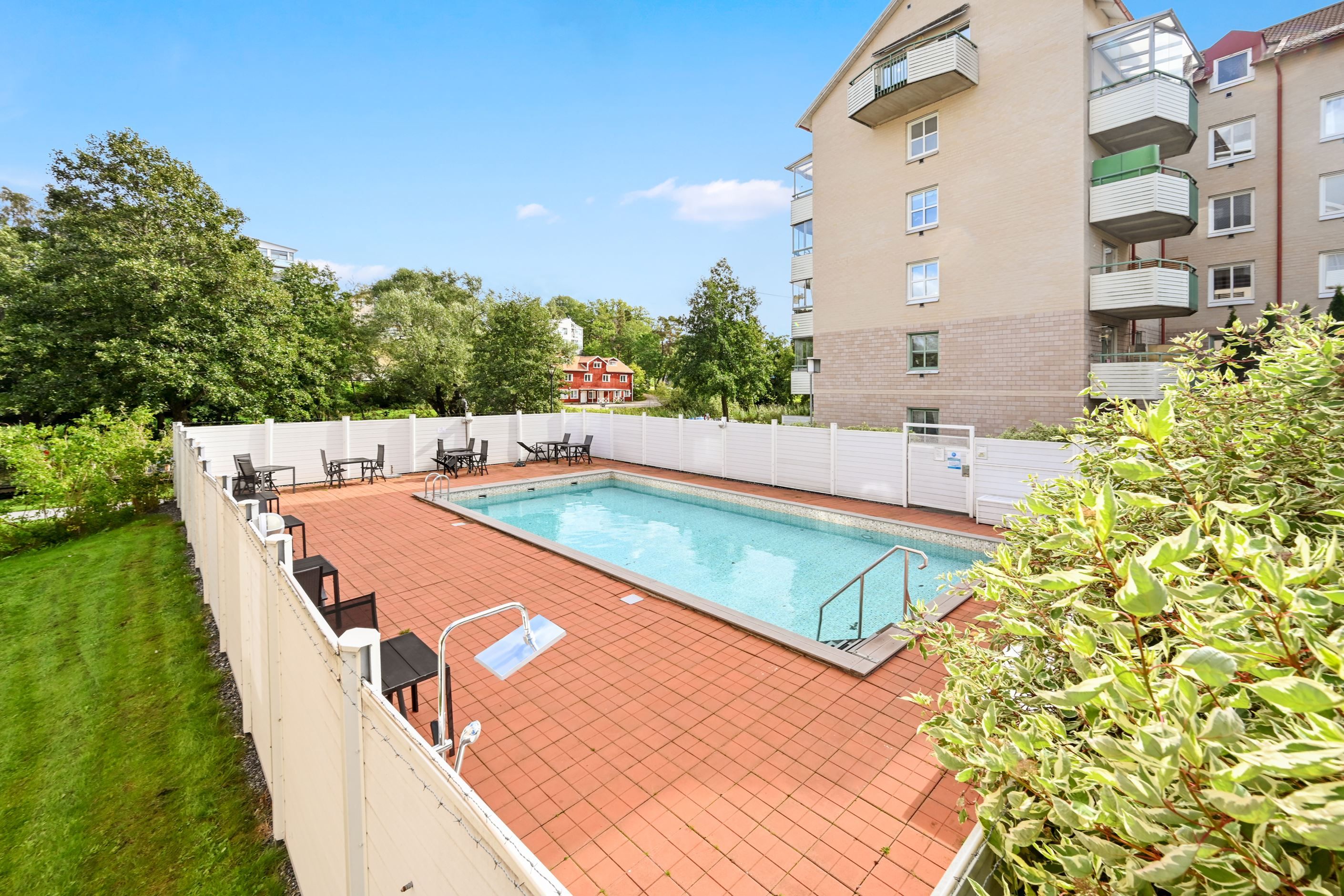 Föreningens härliga poolområde