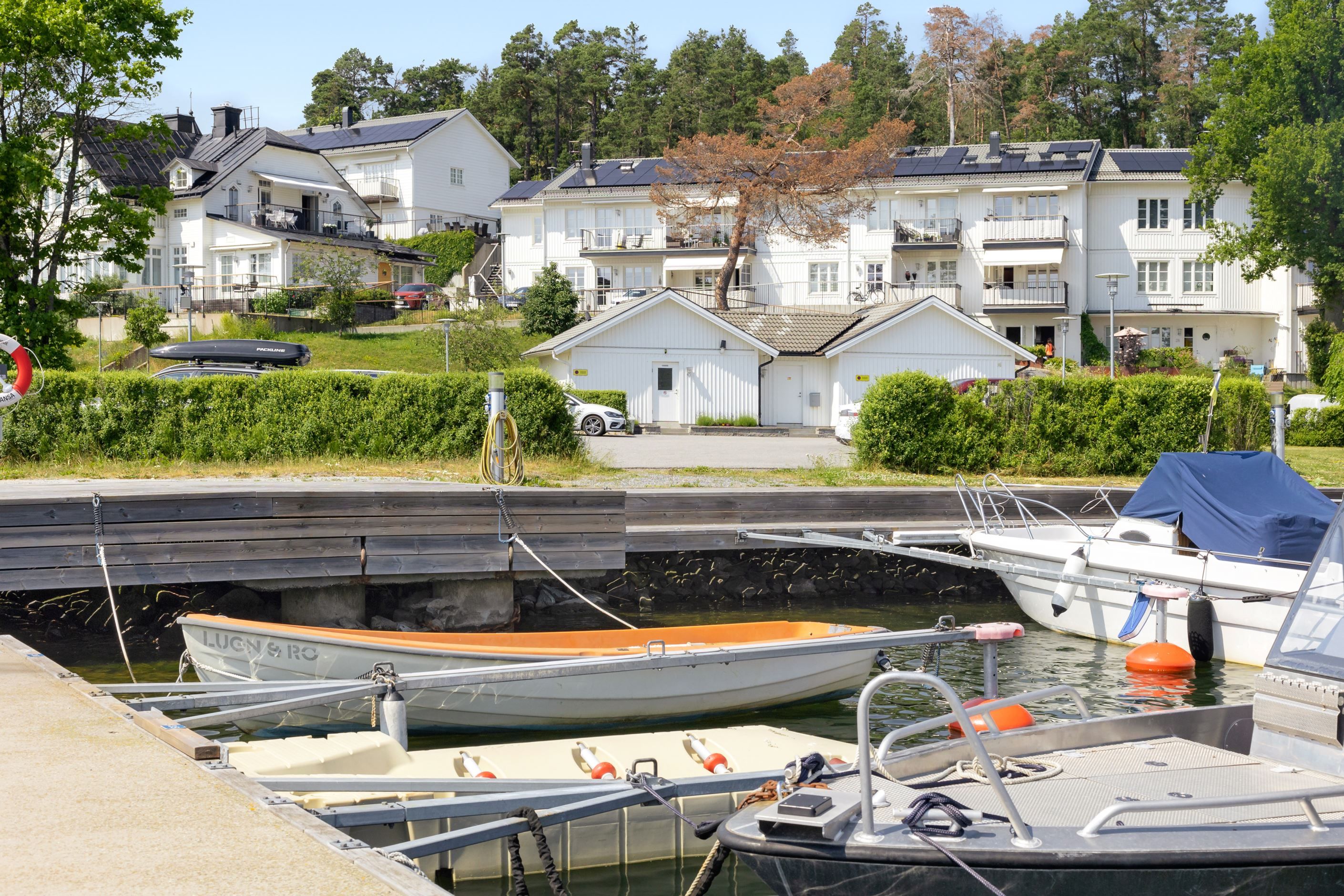 Föreningens båtbryggor