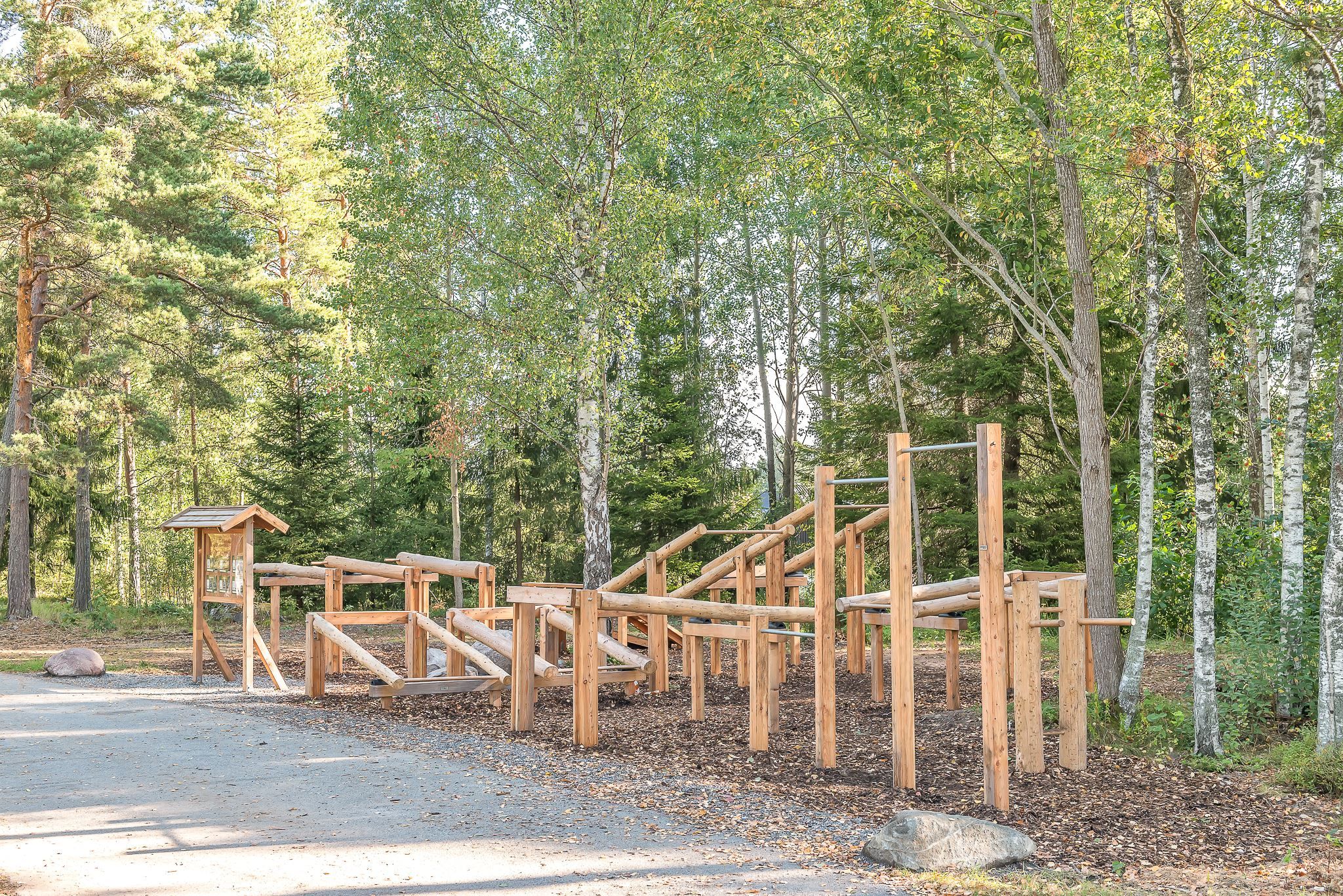 Utegym vid Sabelparken