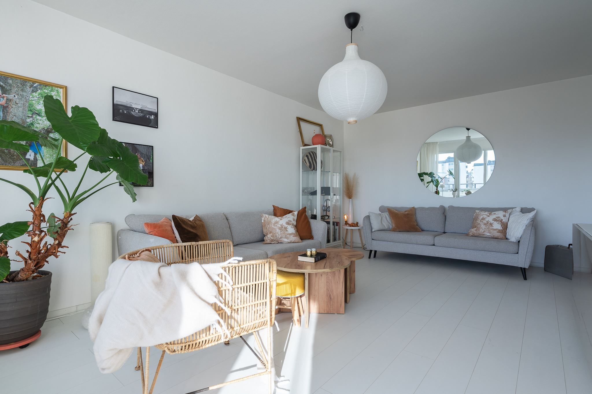 Generöst vardagsrum