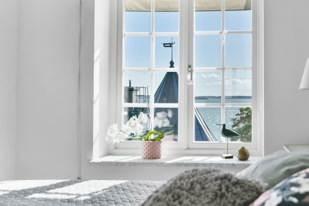 Detaljbild havsutsikt