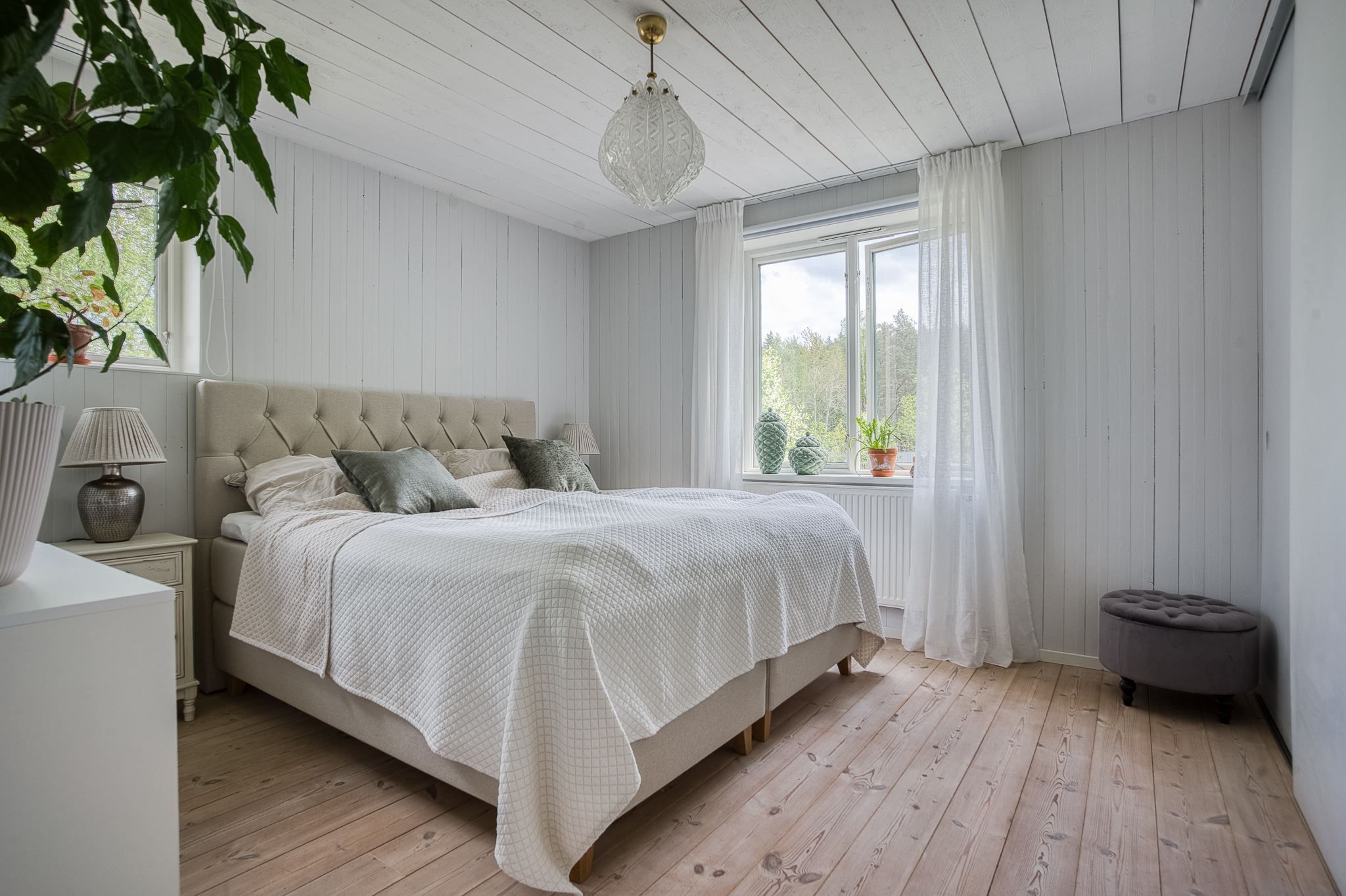 Sovrum på övre plan