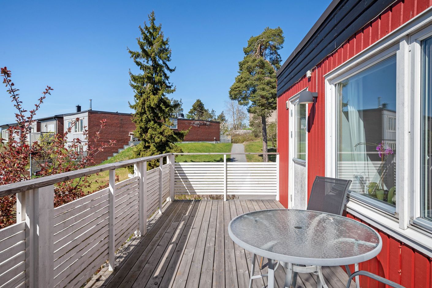 Terrass med härligt solläge