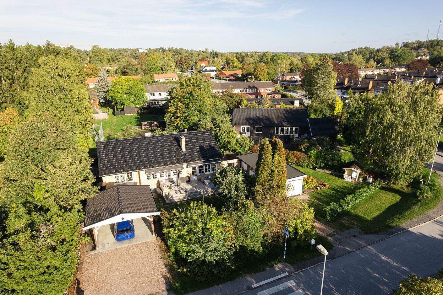 Husets välkomnande framsida