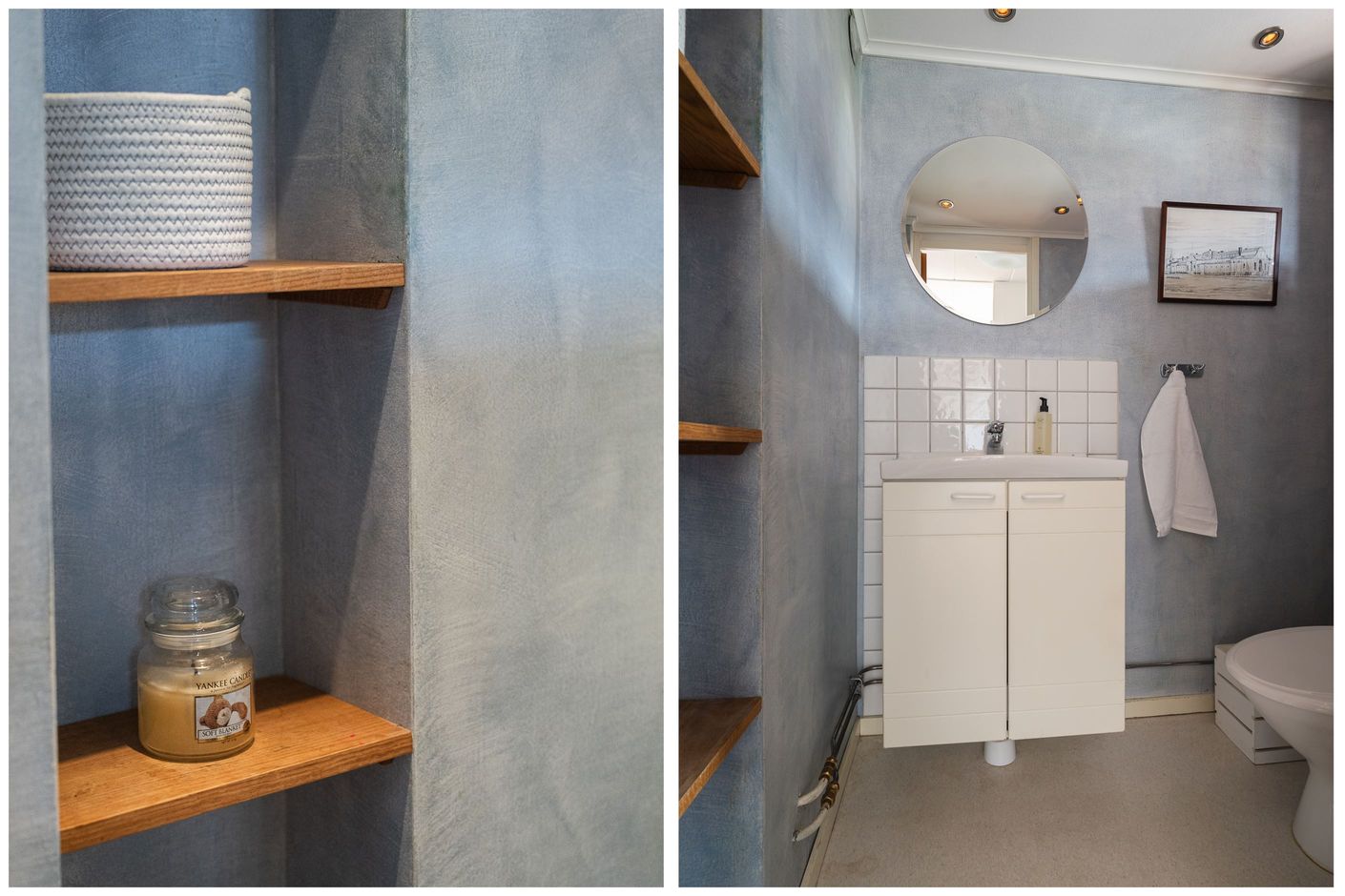 Praktiskt WC med stilrena detaljer