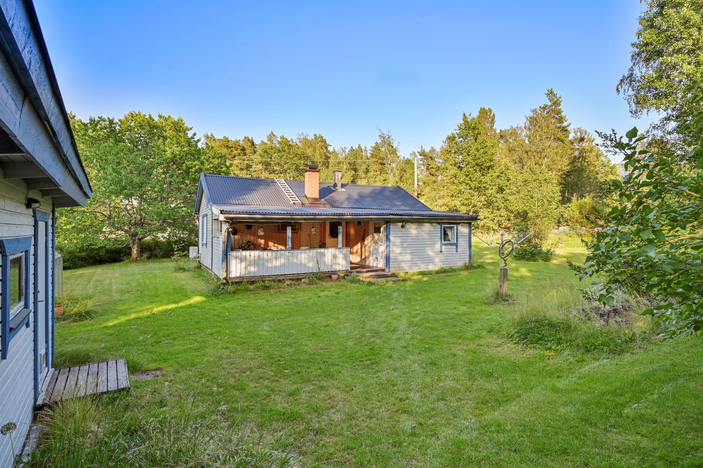 Huset med altan under tak