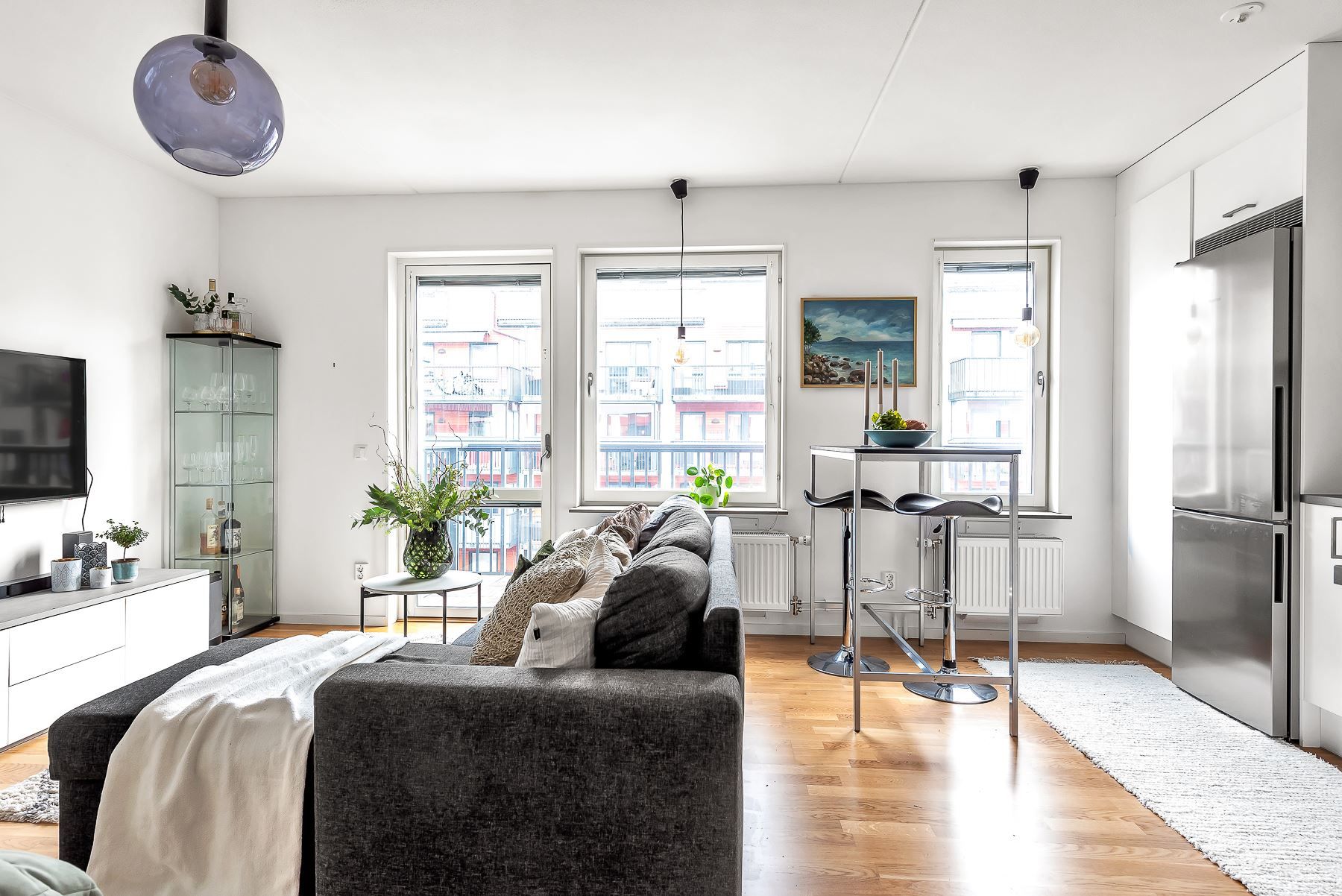 Ljus och öppen planlösning