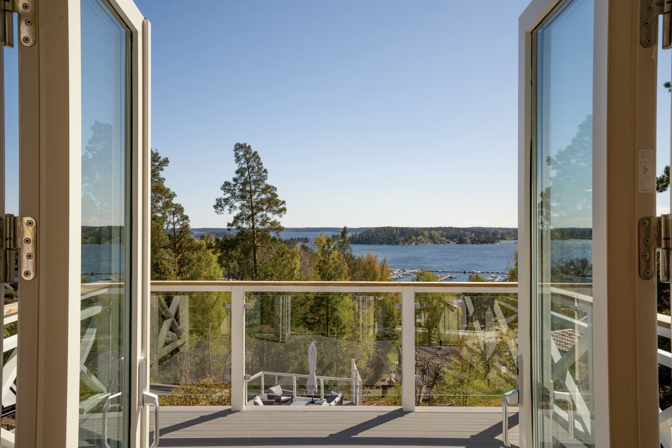 Vy från gästhuset
