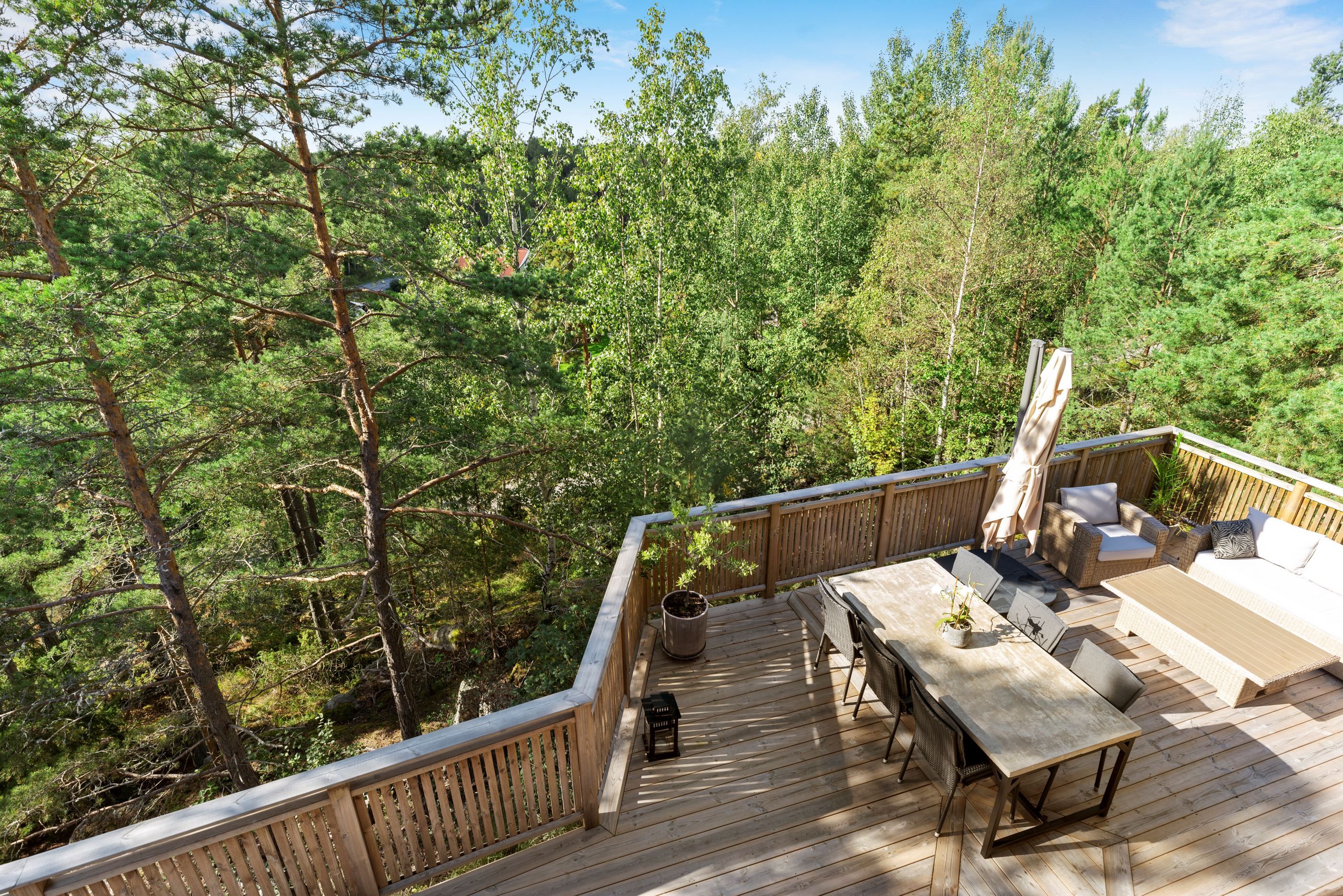 Angränsande grönska
