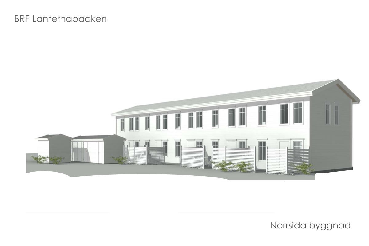 Illustration fasad norr