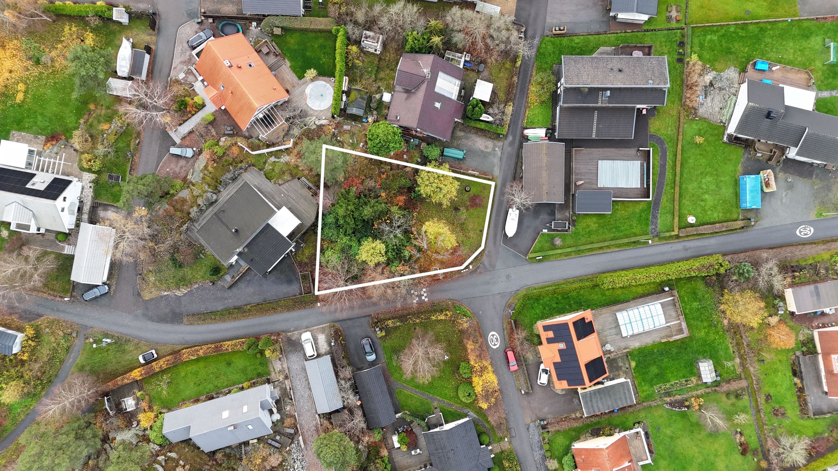 Tomtmarkering kan avvika från ordinarie tomtmarkering