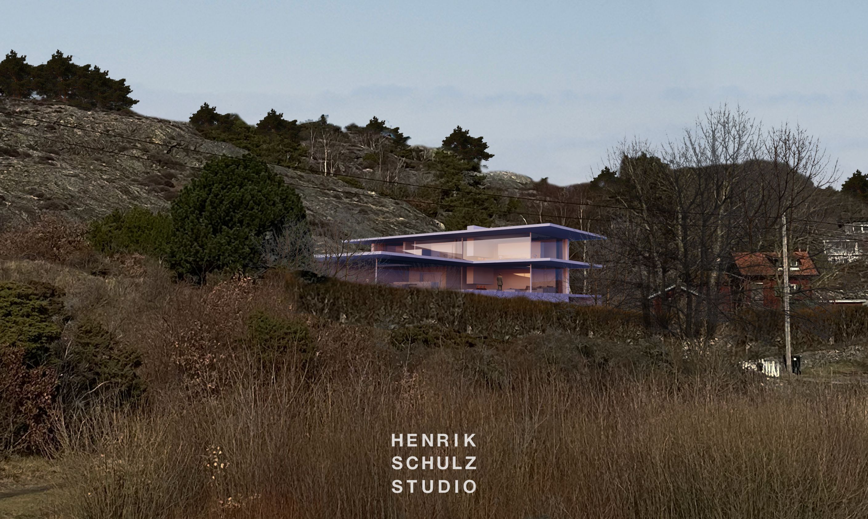 Från havet kväll, Illustration