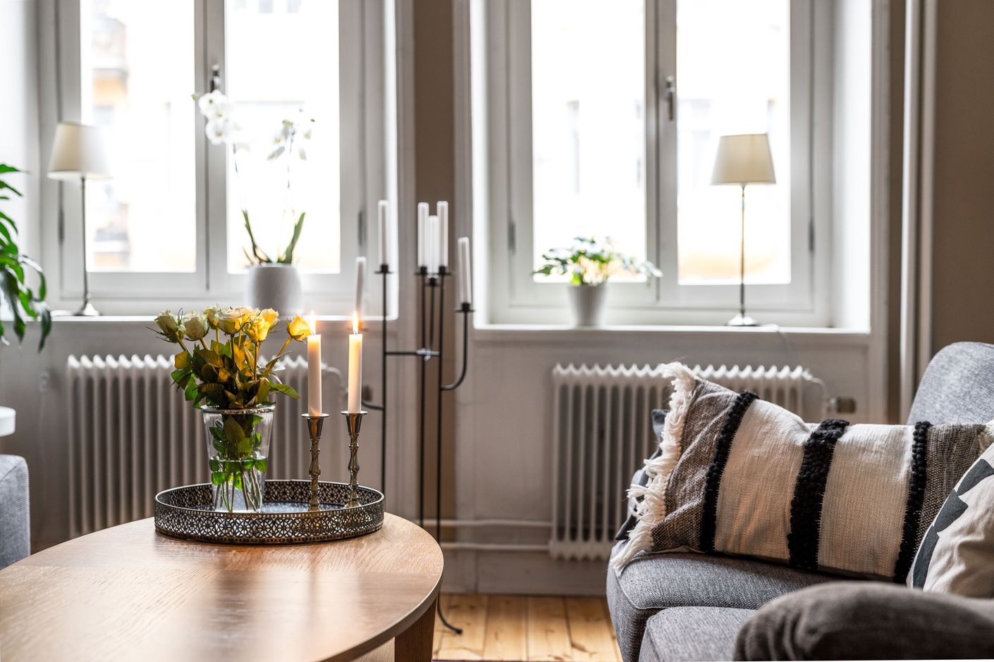 Elegant lägenhet med stor trivselkänsla
