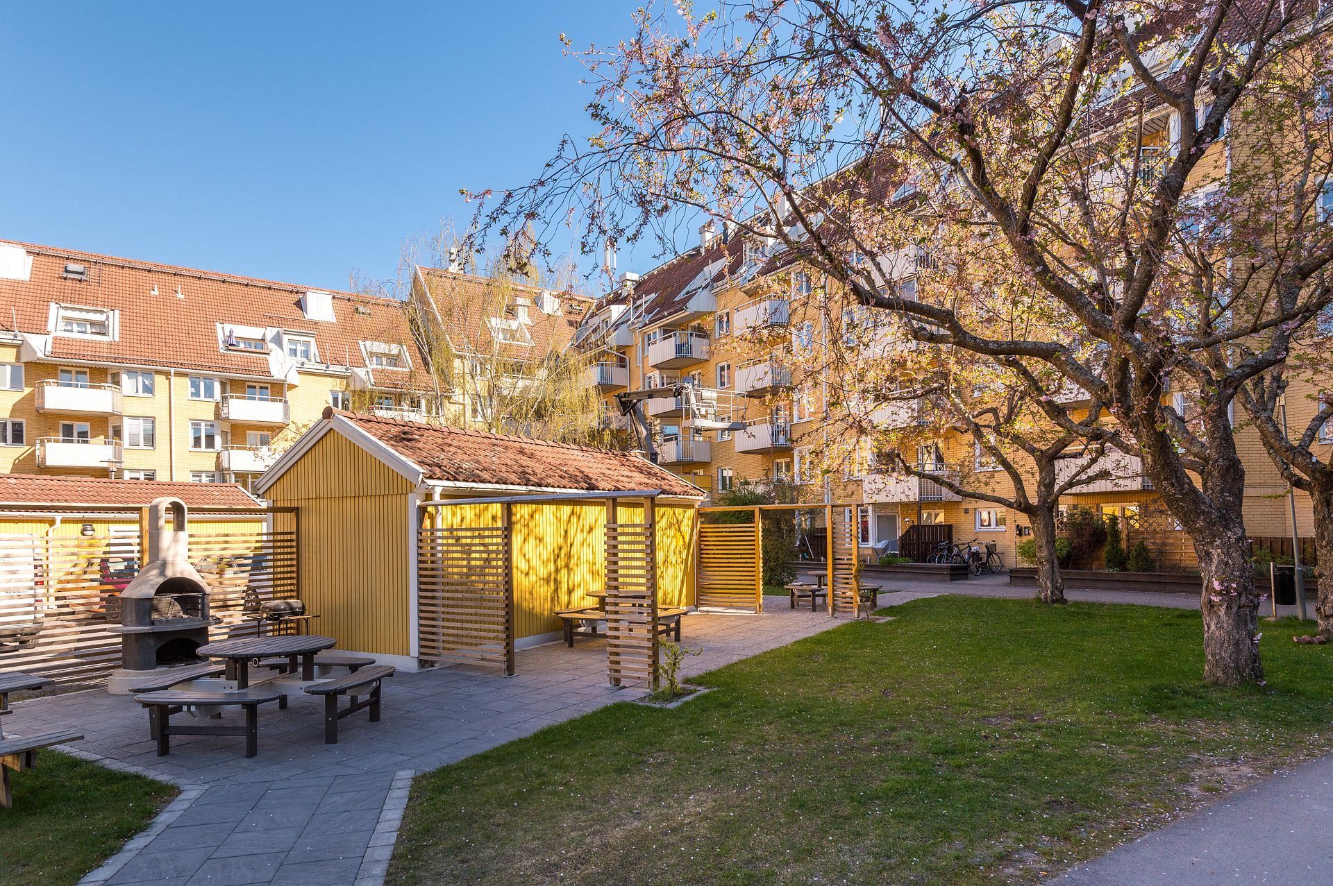 Grillningsmöjligheter om så önskas.