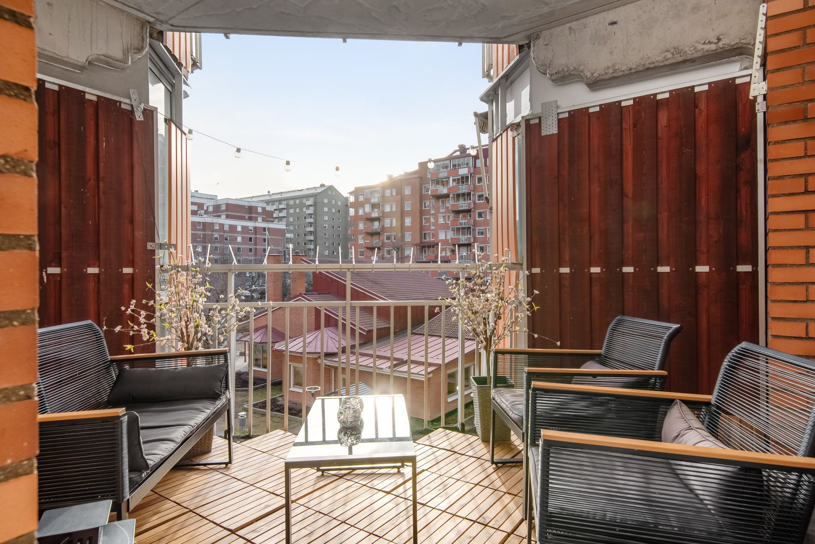 Egen terrass med trätrall