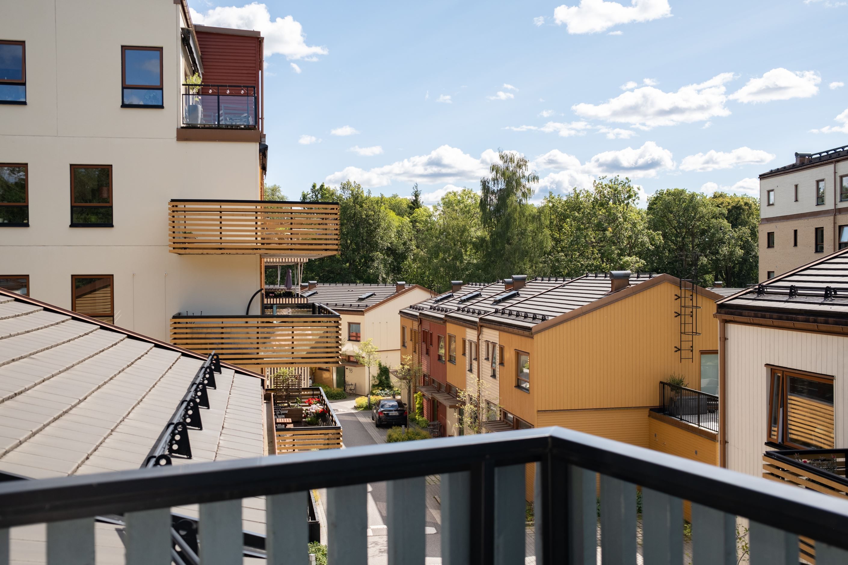 Utsikt från balkong