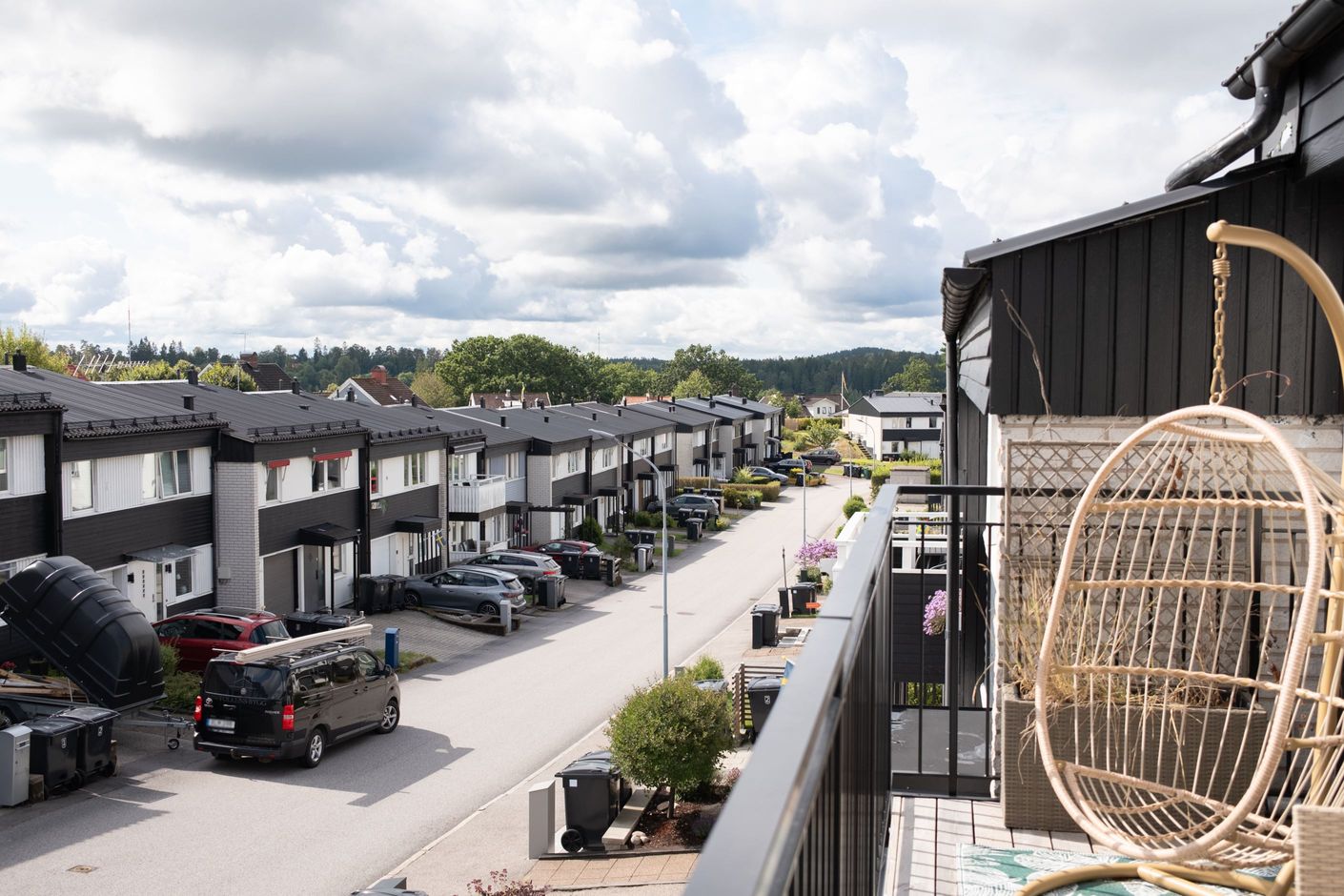 Utsikt från balkong