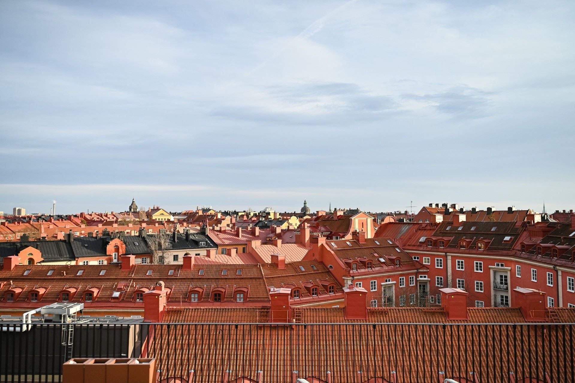 Utsikt från takterrass