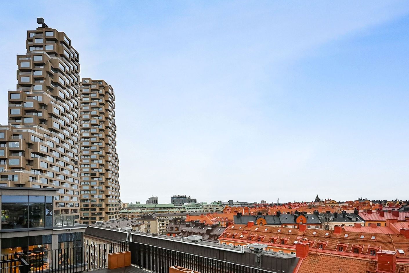 Utsikt från takterrassen