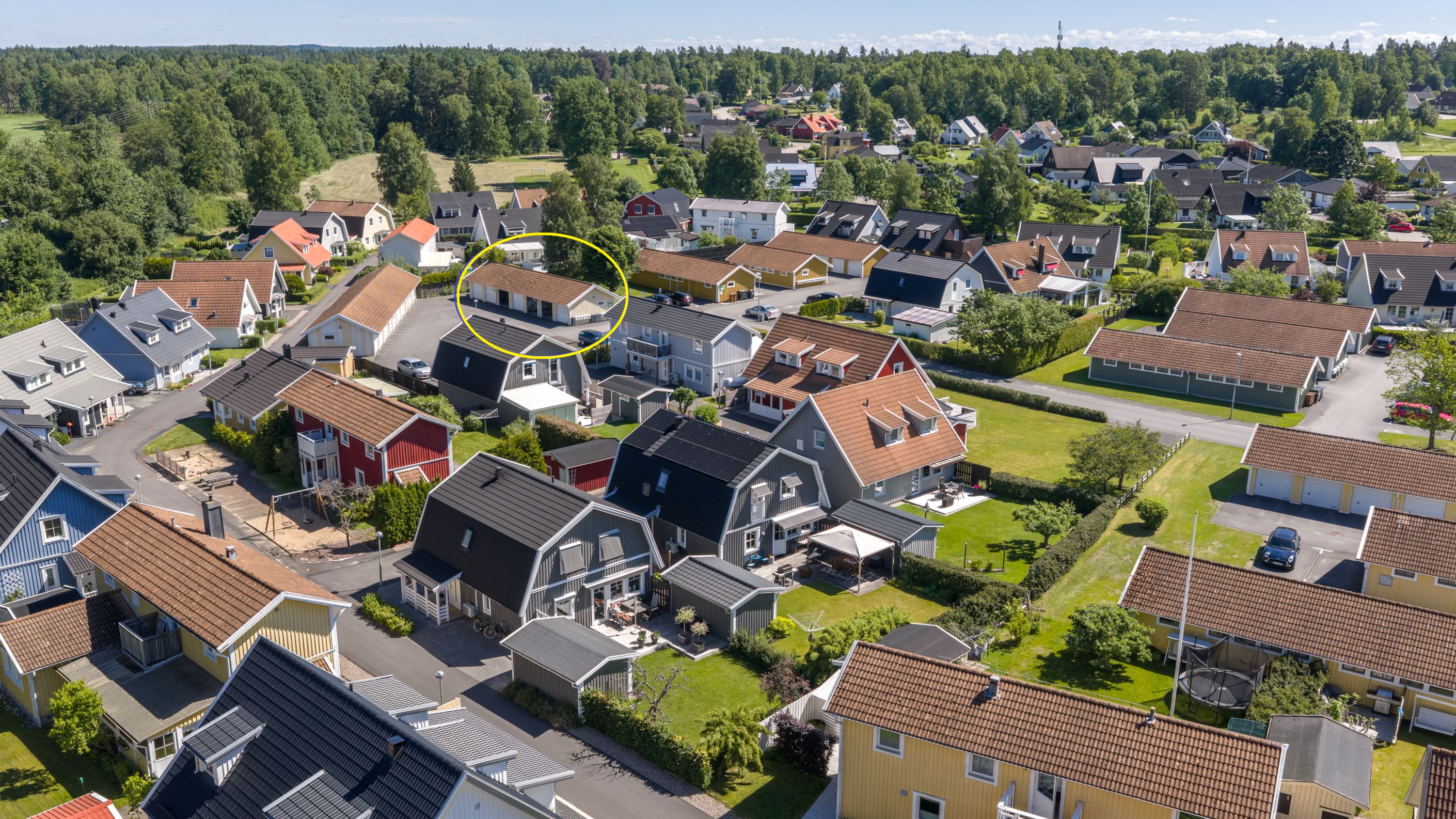 Garage i länga