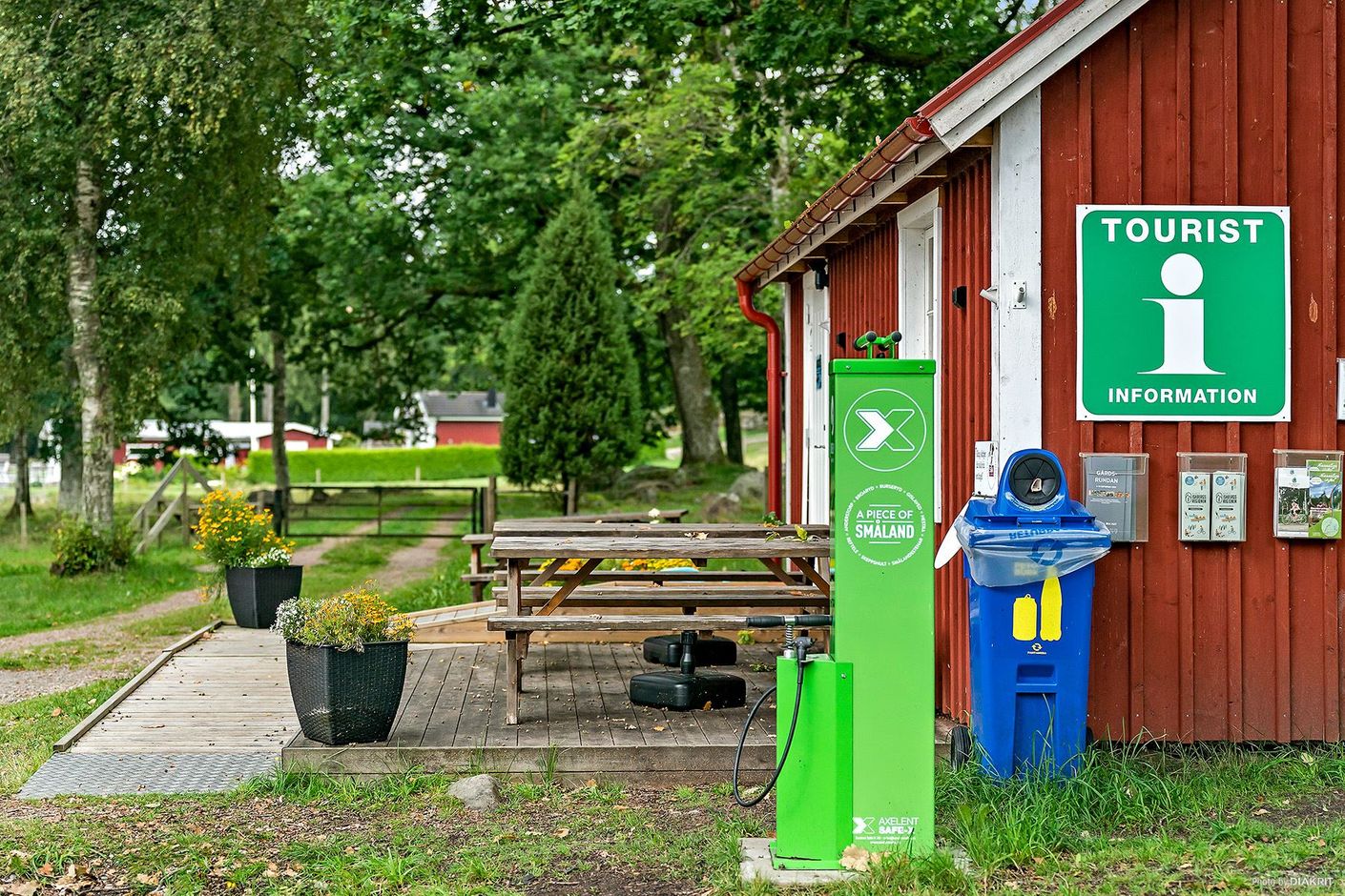 Turistinformation vid Bolmsöleden