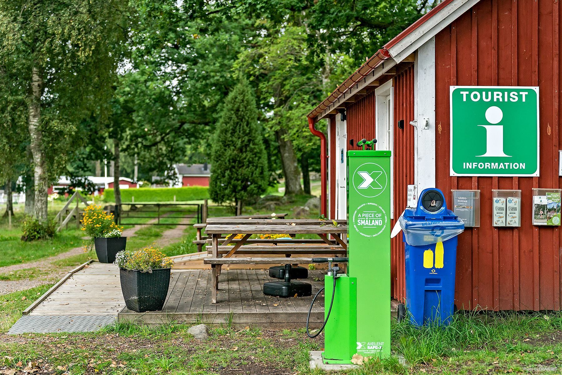 Turistinformation vid Bolmsöleden