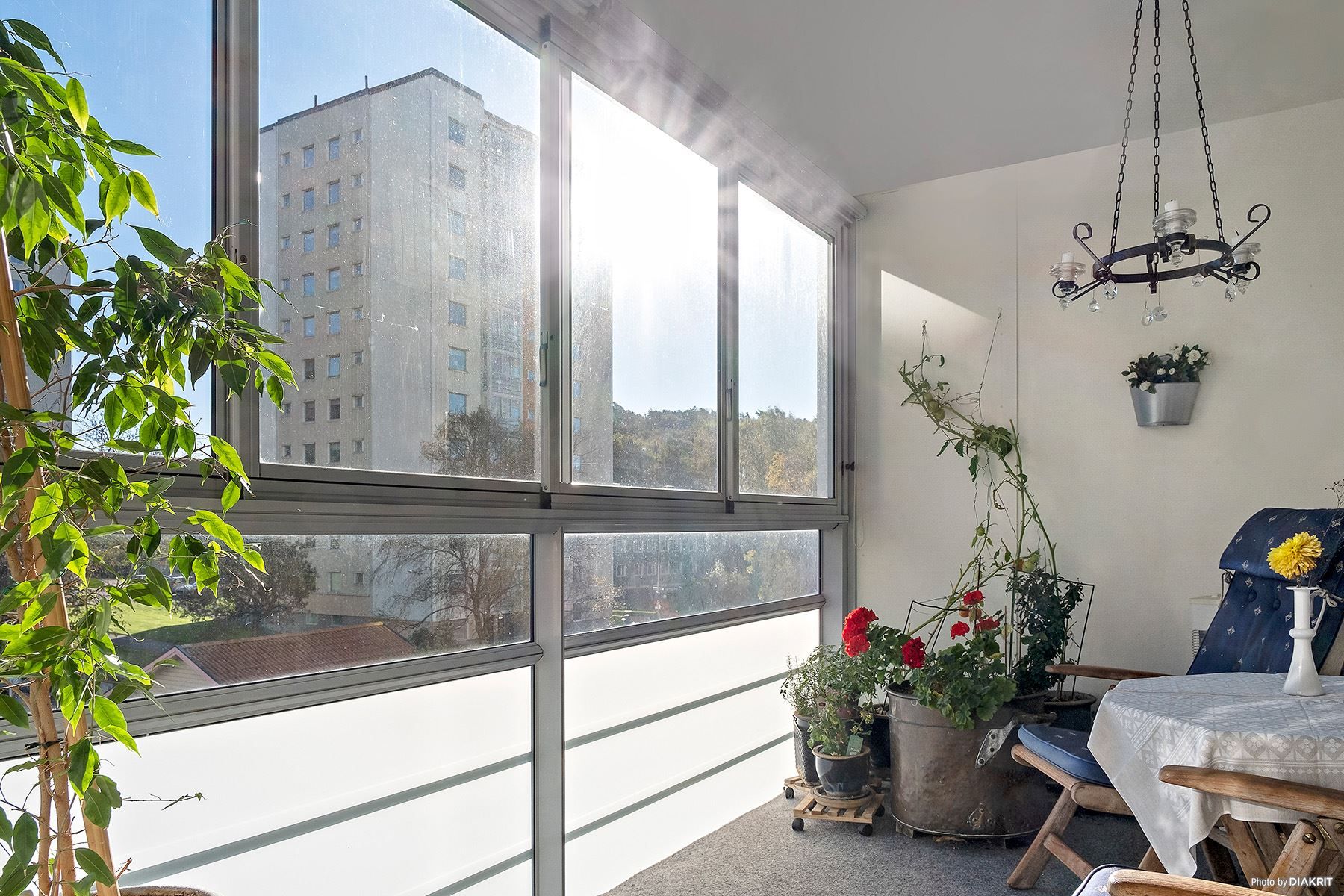 Inglasad balkong bra storlek!