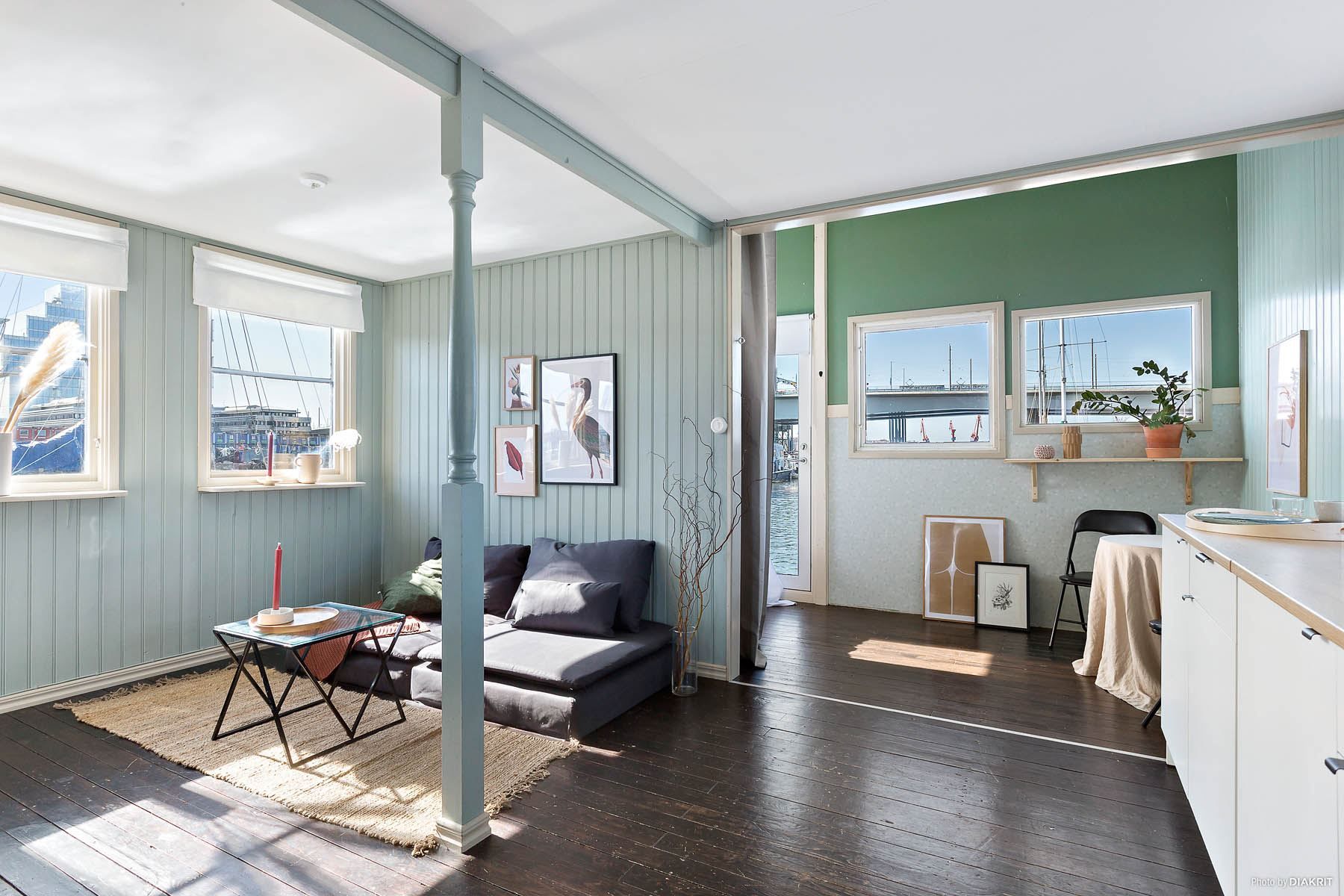 Generösa sociala ytor och härligt ljusflöde